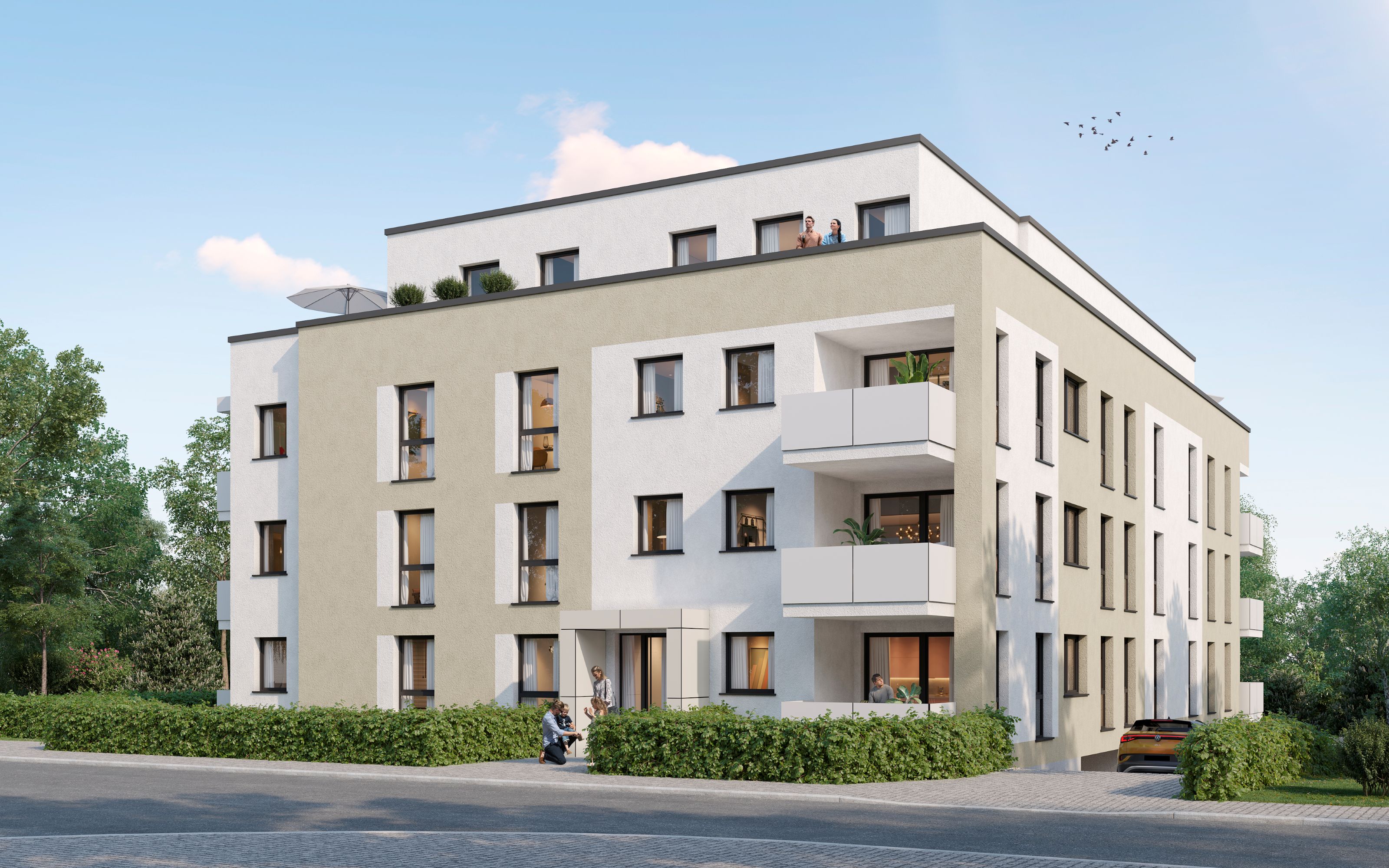 Exklusive und hochwertige 4-Zimmer-Wohnung im KfW-40-Neubau in Göttingen-Geismar!