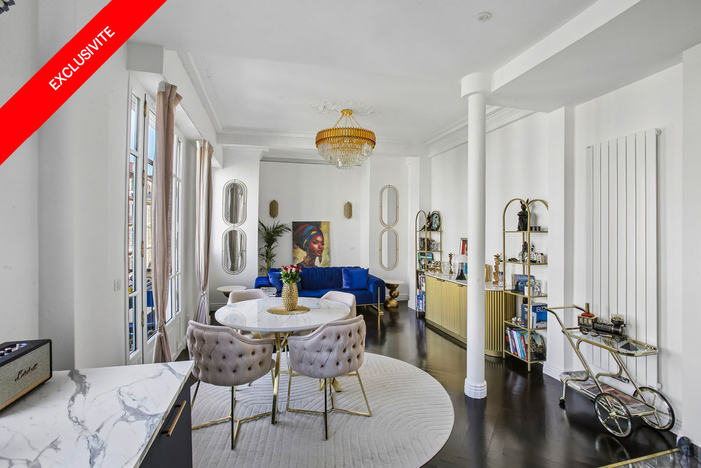 Elégant appartement d'architecte au coeur de Nice