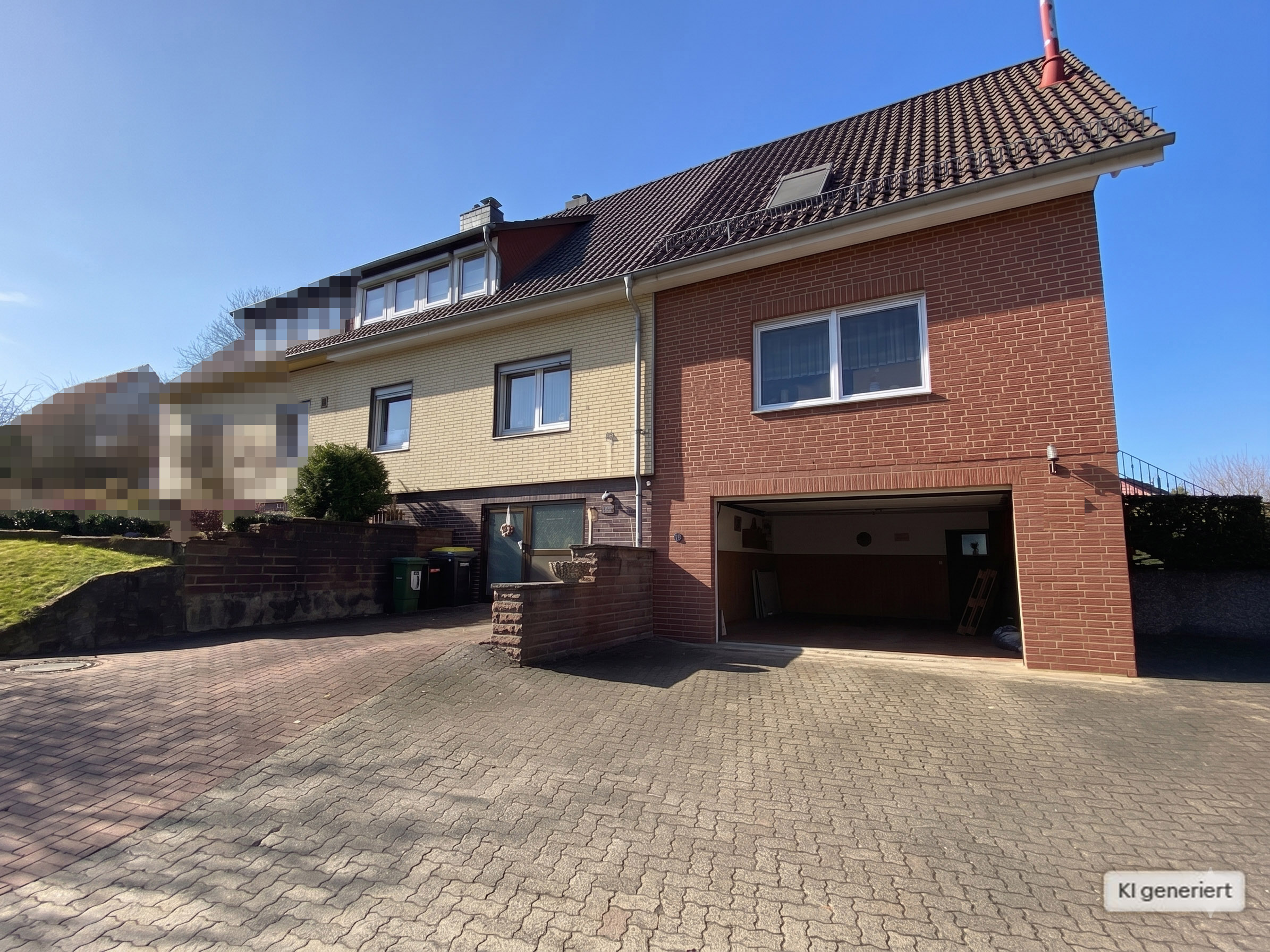 Vielseitiges Immobilien-Ensemble mit Potenzial   -  Großzügige Doppelhaushälfte & moderner Anbau in familienfreundlicher Lage