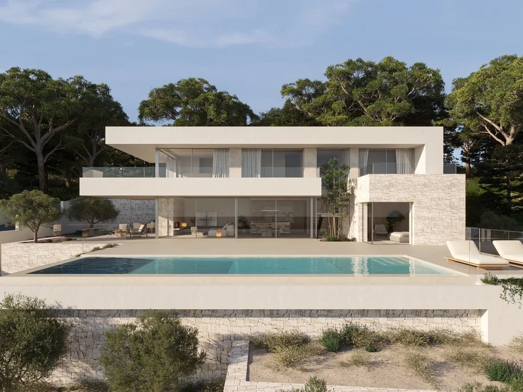 Elegant, modern and exclusive villas with sea views in Moraira