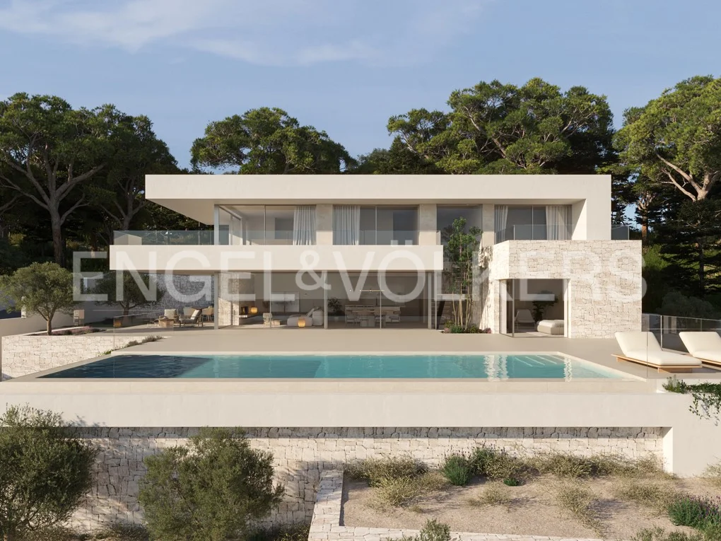 Impressive new build villa with sea views in Moraira