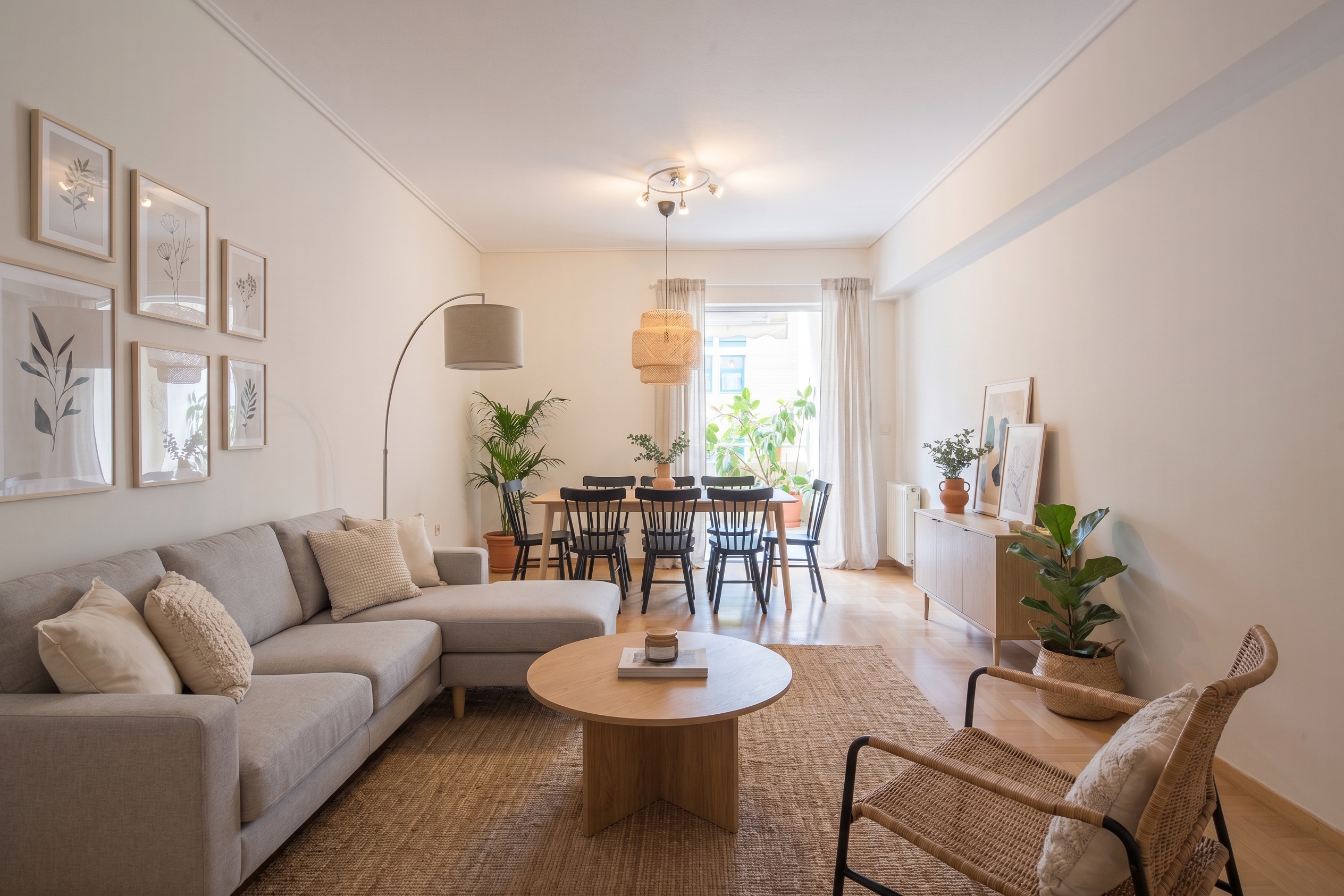 Elegant apartment with parking near the Athens concert hall (Megaron) [AI-modified]