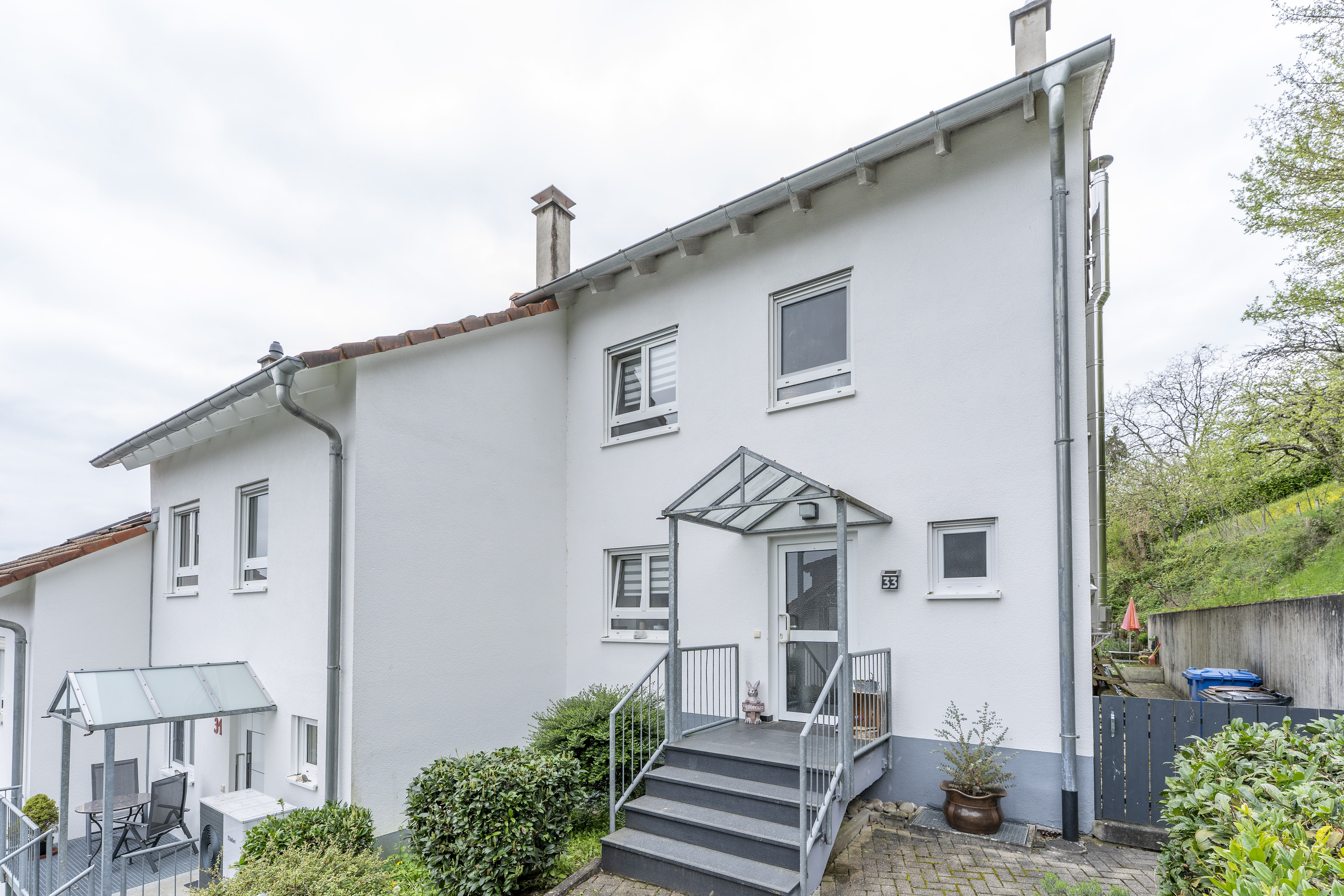 Gepflegtes Reihenendhaus mit Weitblick über Lörrach