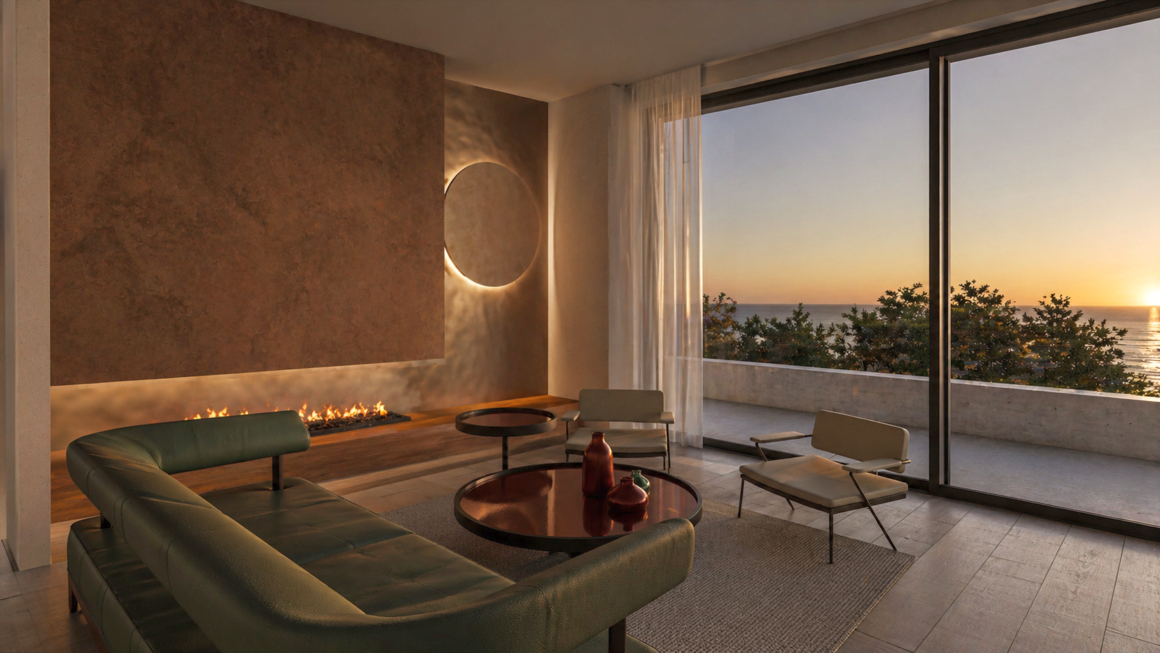 Luxury apartment with unique sea view in Karabournaki