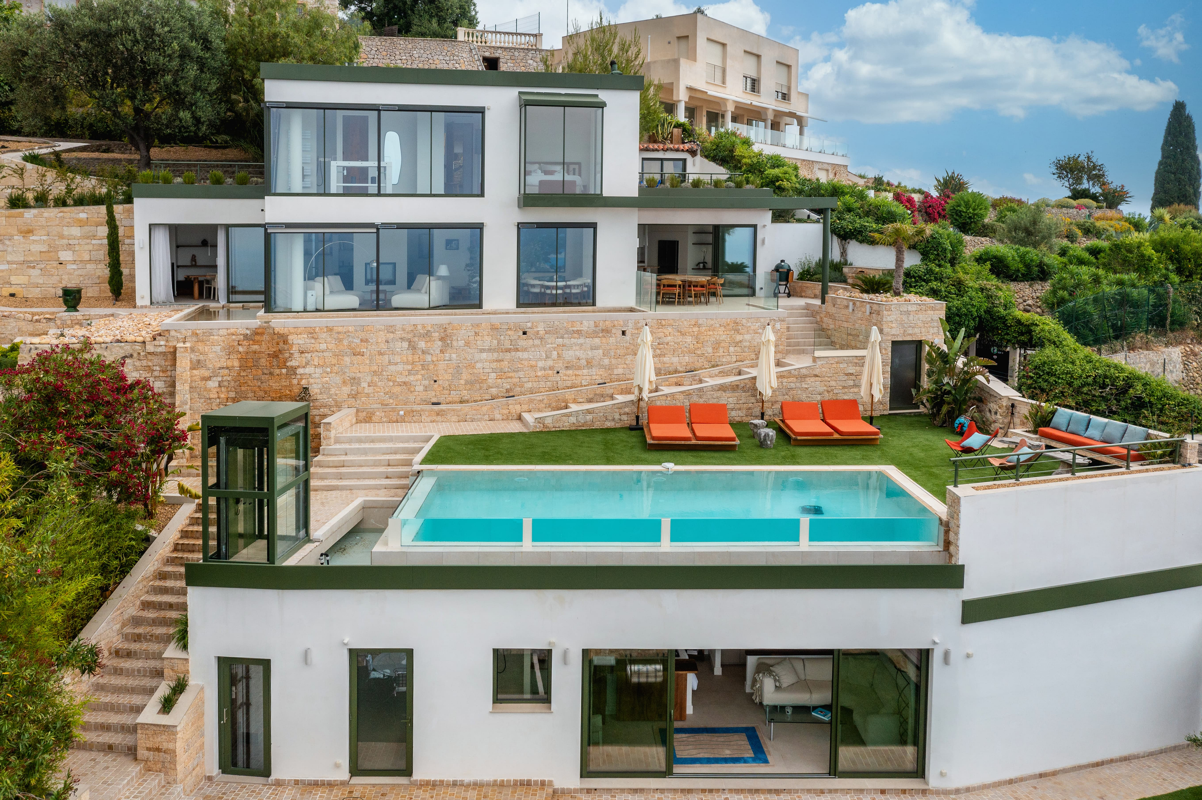Luxury villa with panoramic sea view – Roquebrune-Cap-Martin, French Riviera