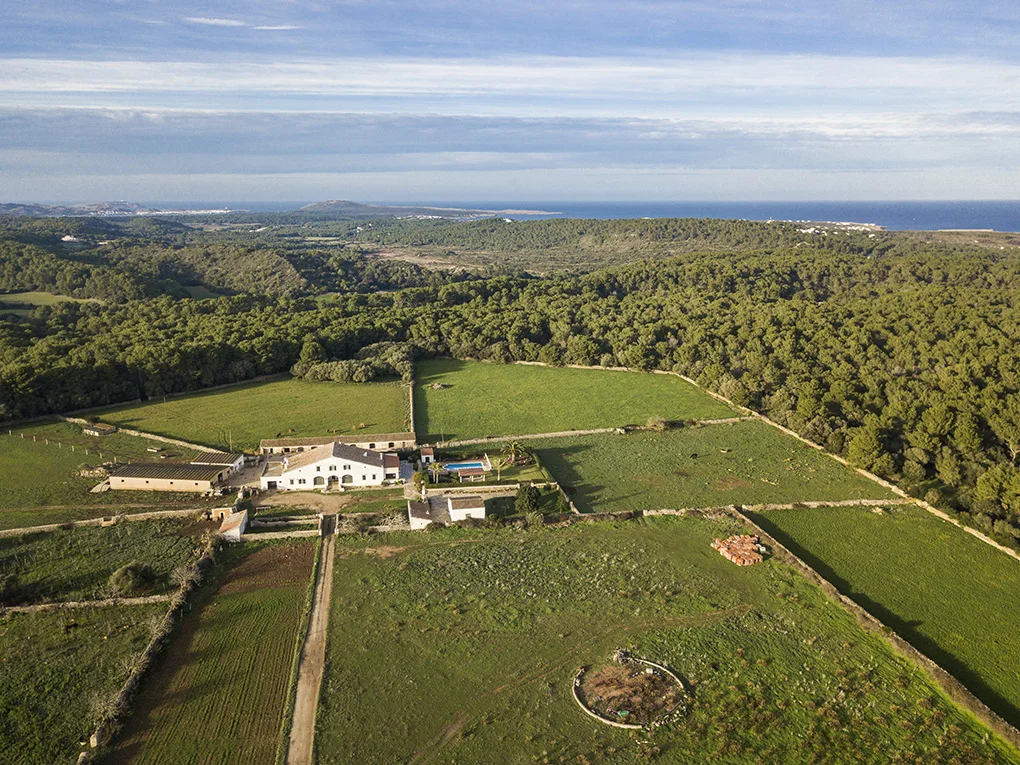 Two impressive farms on the North-east of Menorca