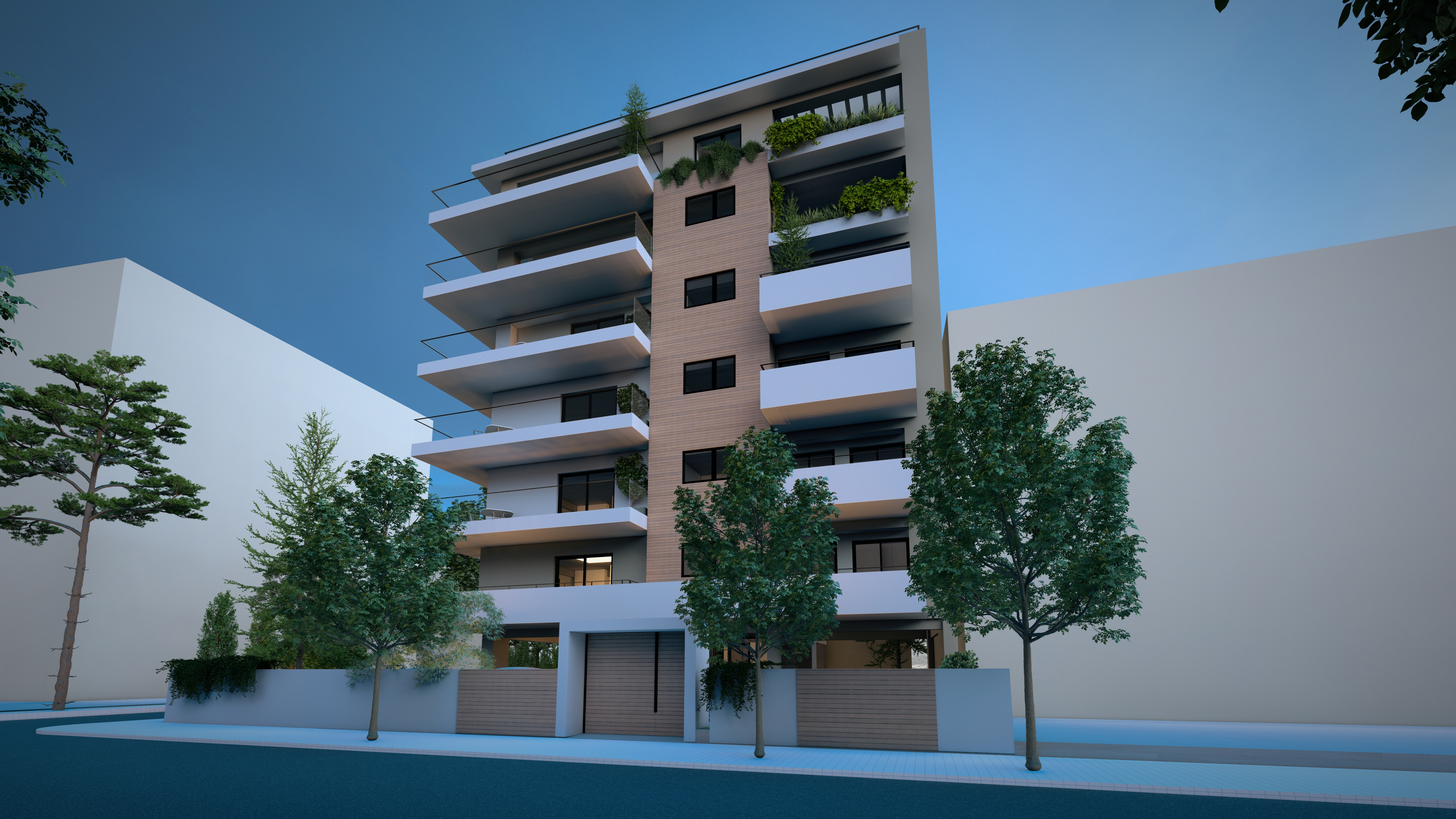 Newly built 5th floor apartment close to Niarchos Park