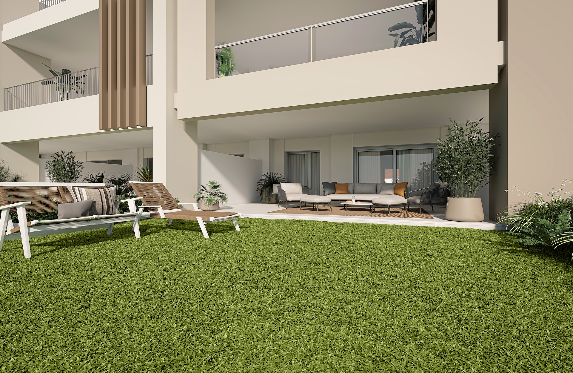 3 bedroom groundfloor apartment with stunning views, Manilva