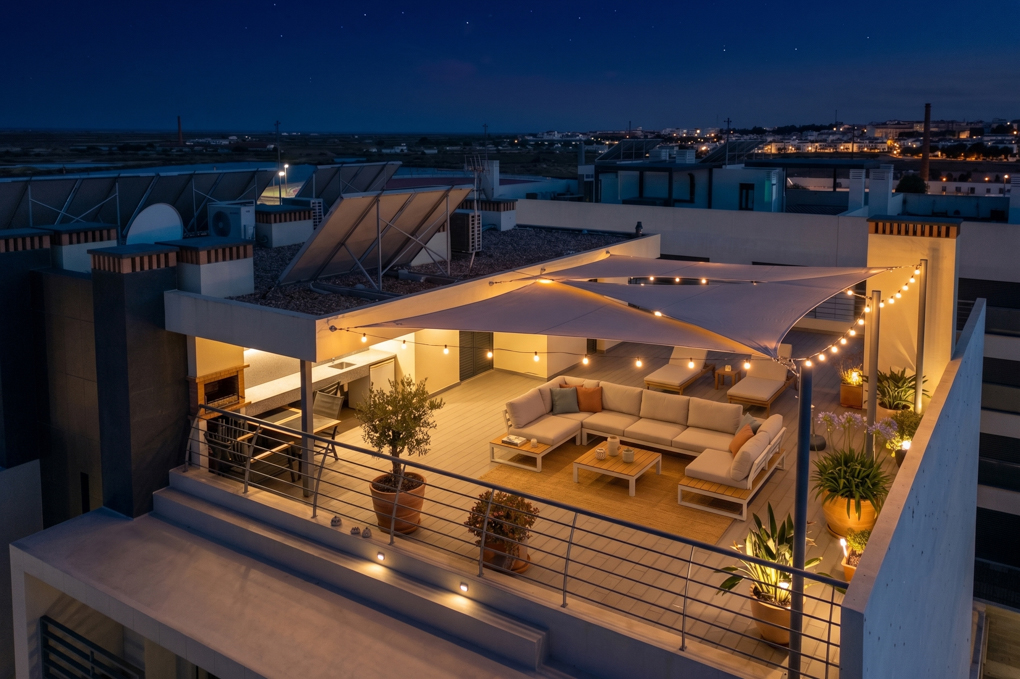 Penthouse Exclusiva T3 com Jacuzzi e Vista Mar – Tavira