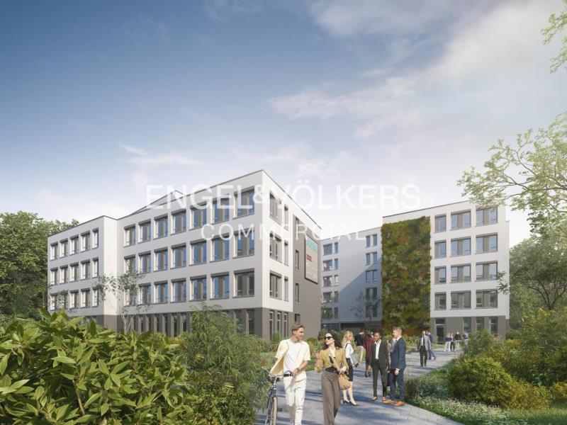 Monolithischer Ziegelbau in Hannovers nachhaltigstem Büroquartier - provisionsfrei