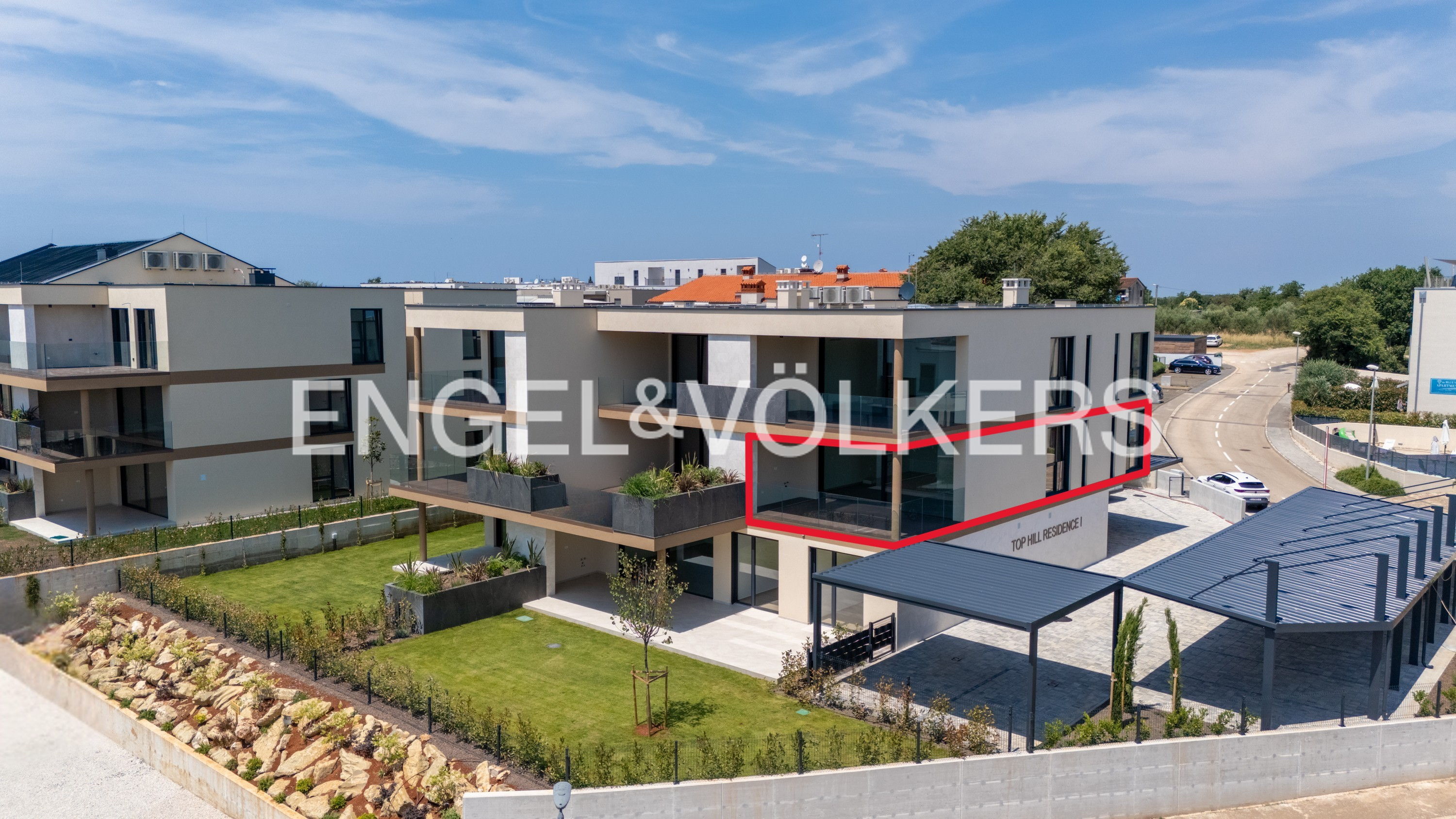 Bright 3-room apartment with sea view and large south-facing balcony (Building B)