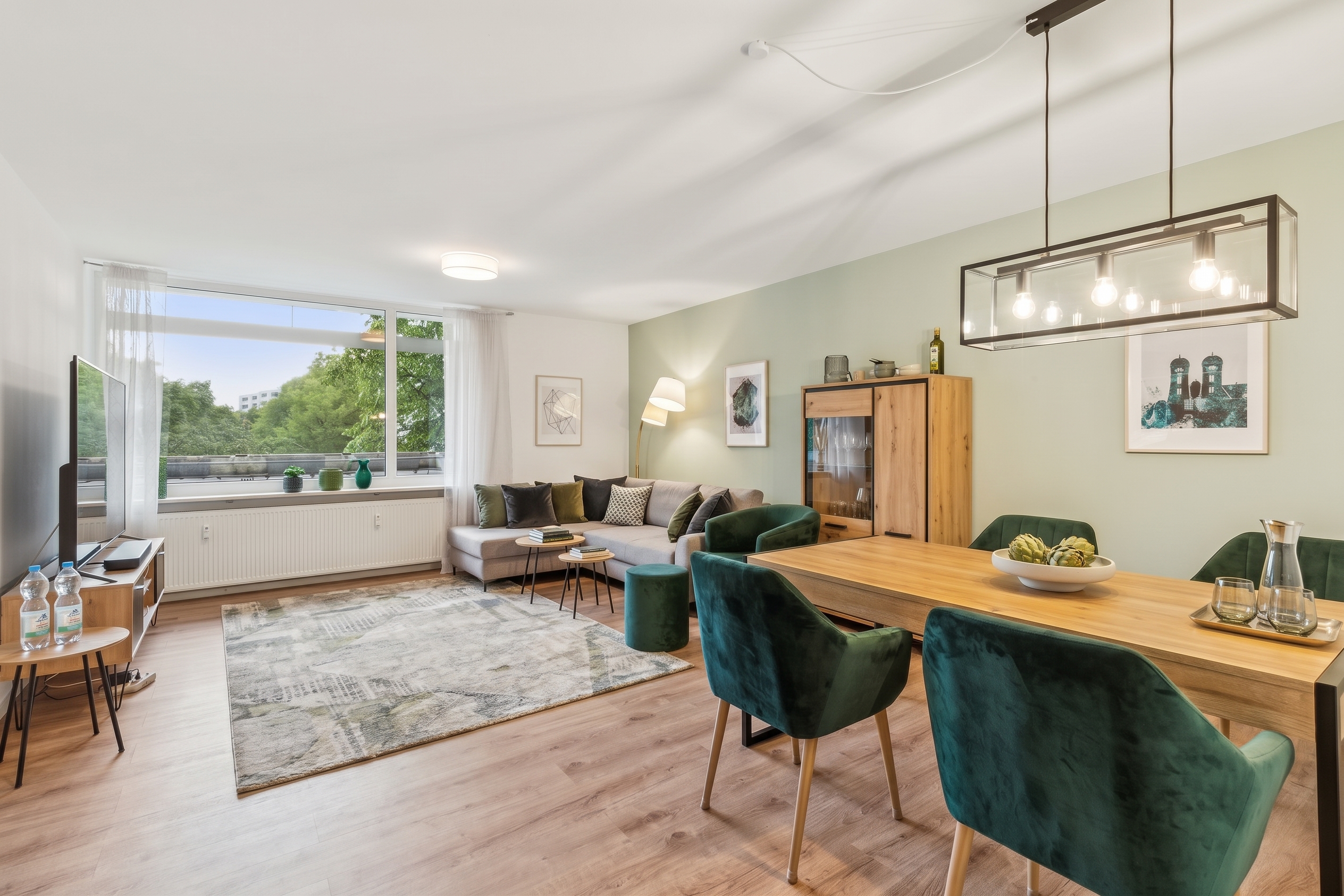 Fully renovated 3-room apartment with a large southwest-facing loggia [AI-modified]