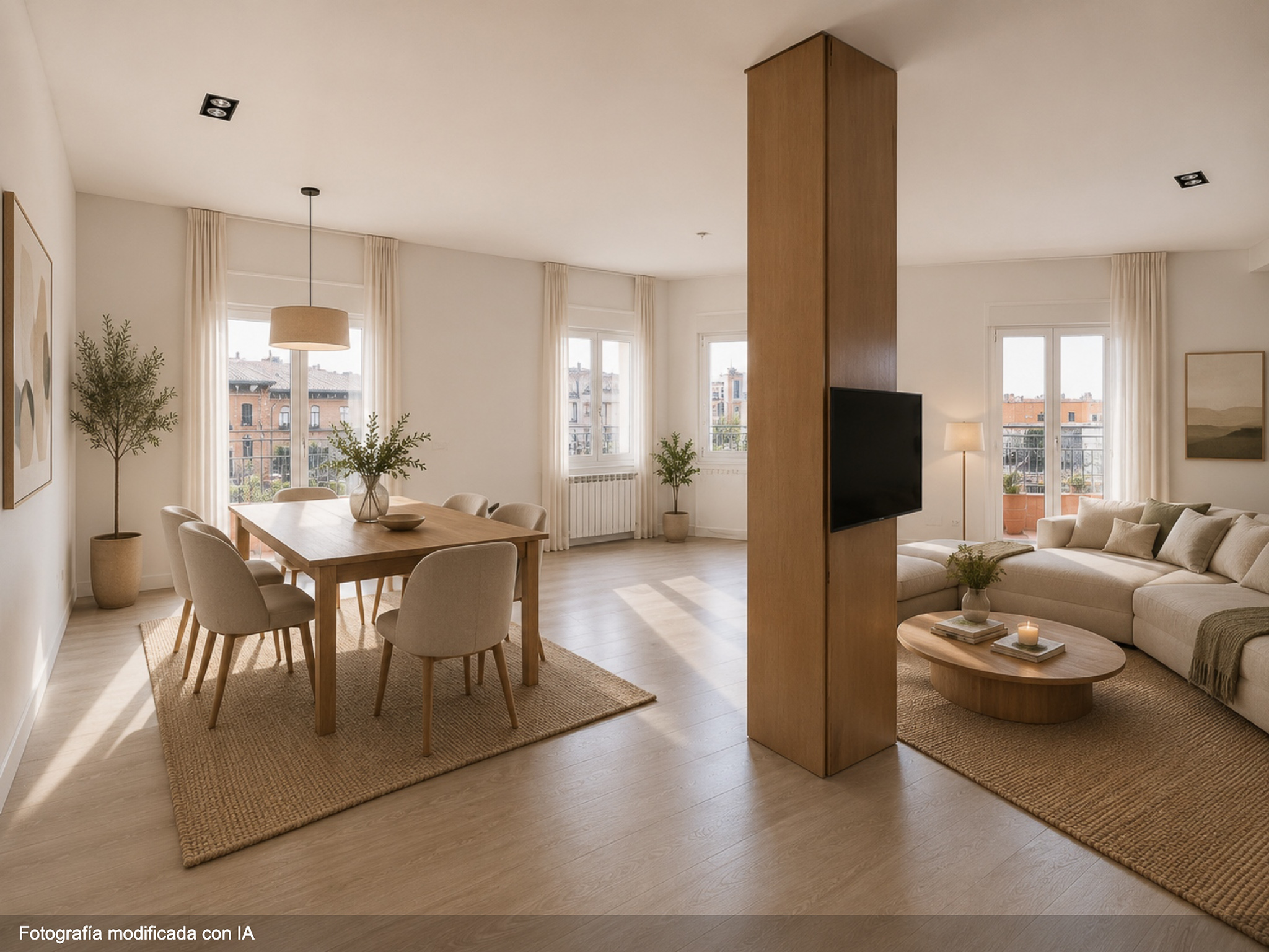 Magnificent renovated apartment with light and unobstructed views on the sixth floor