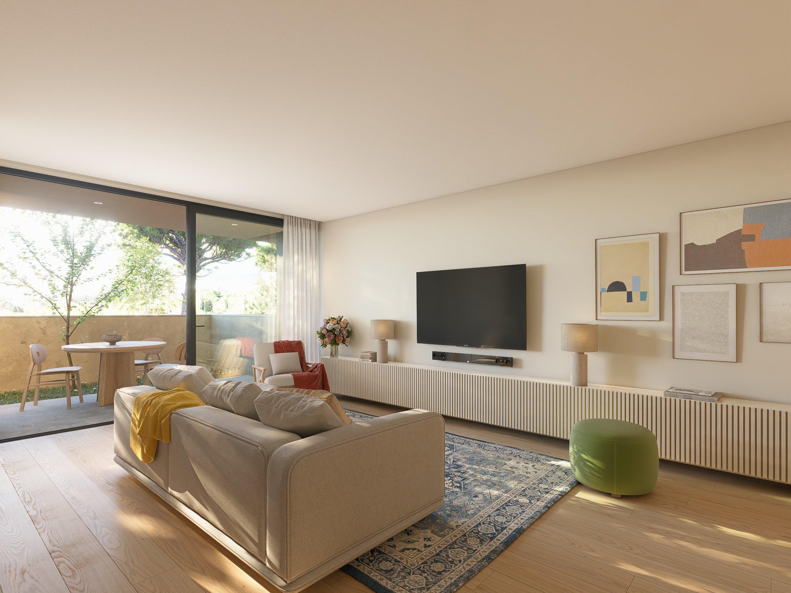 2 bedroom apartment in gated community with swimming pool