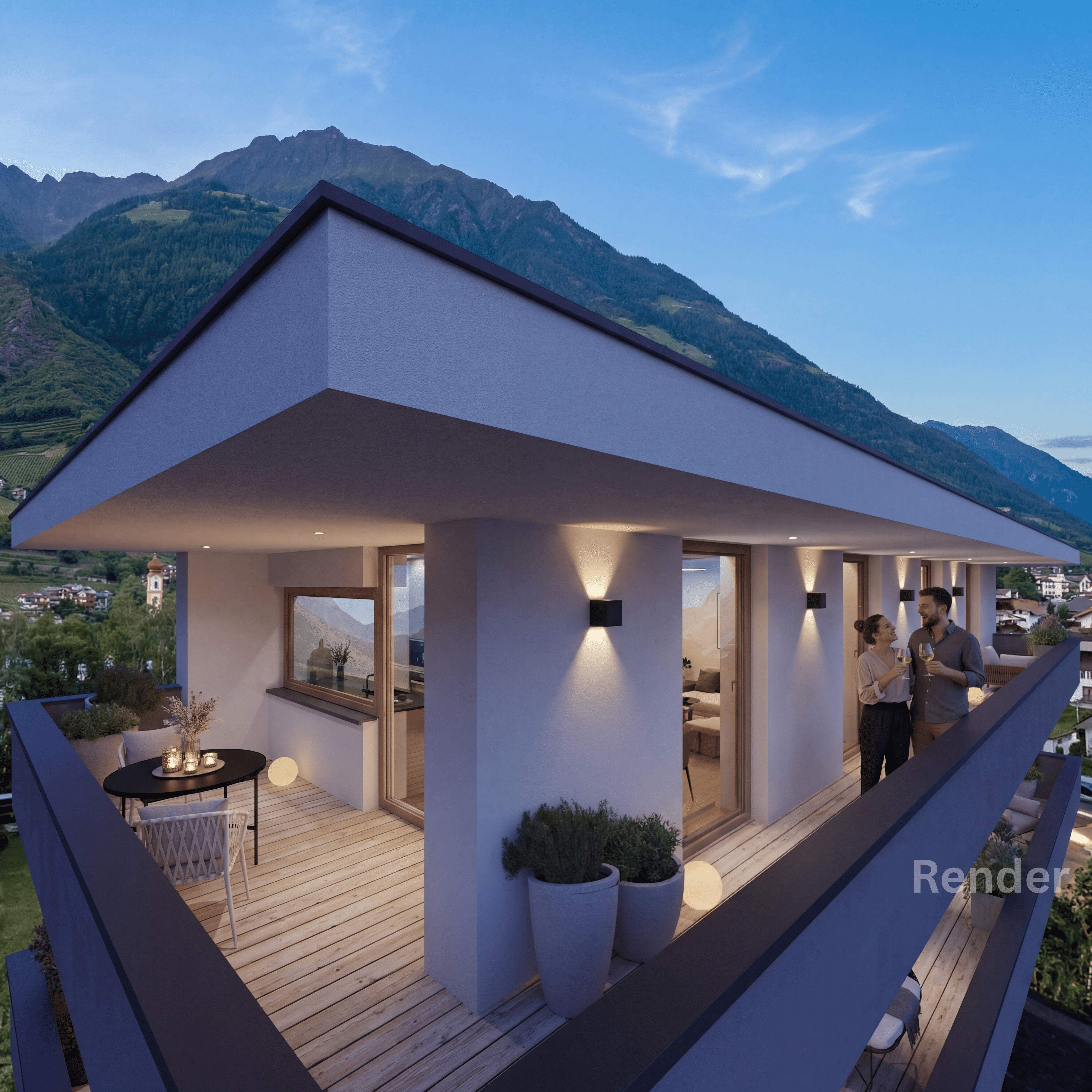 Penthouse di punta nel nuovo edificio – ultimo piano, massima qualità di vita!