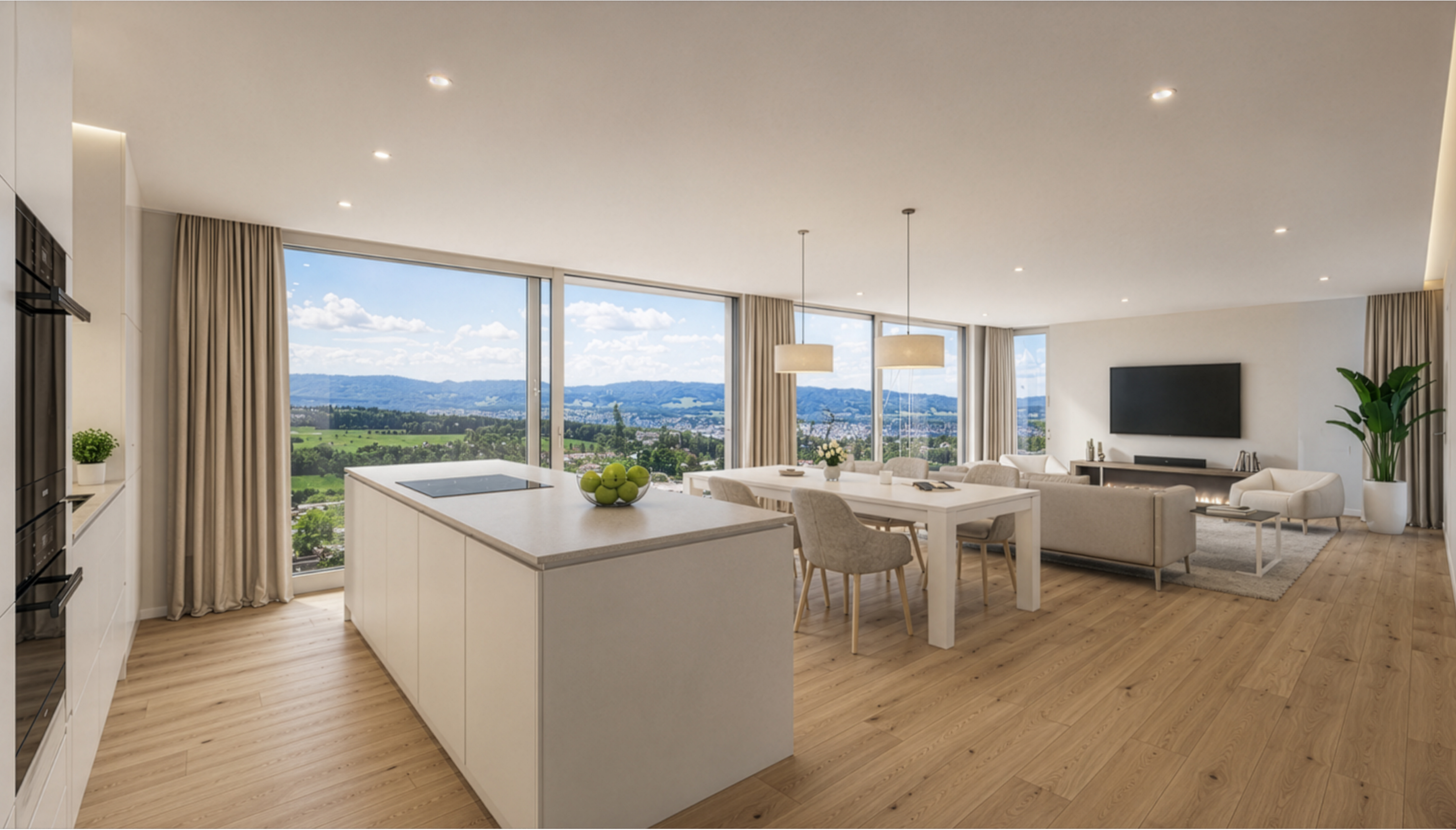 Zumikon Heights: Luxuriöse Neubau Villa mit Weitsicht