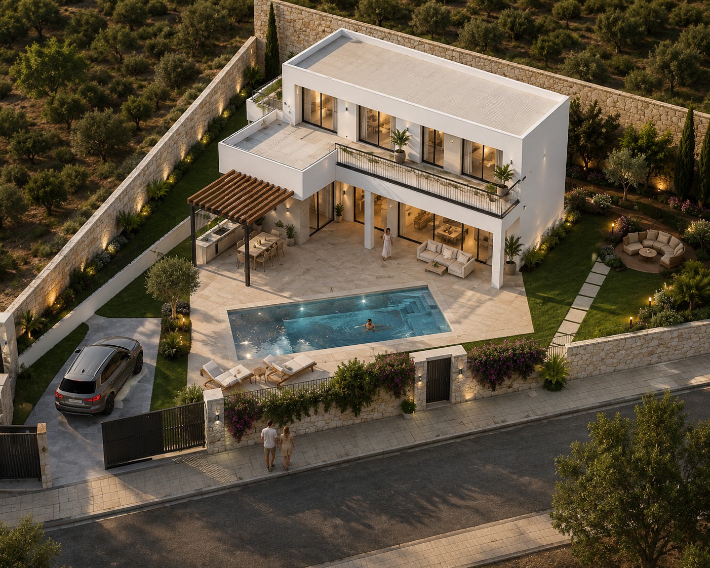 Modern villa built to high-quality standards