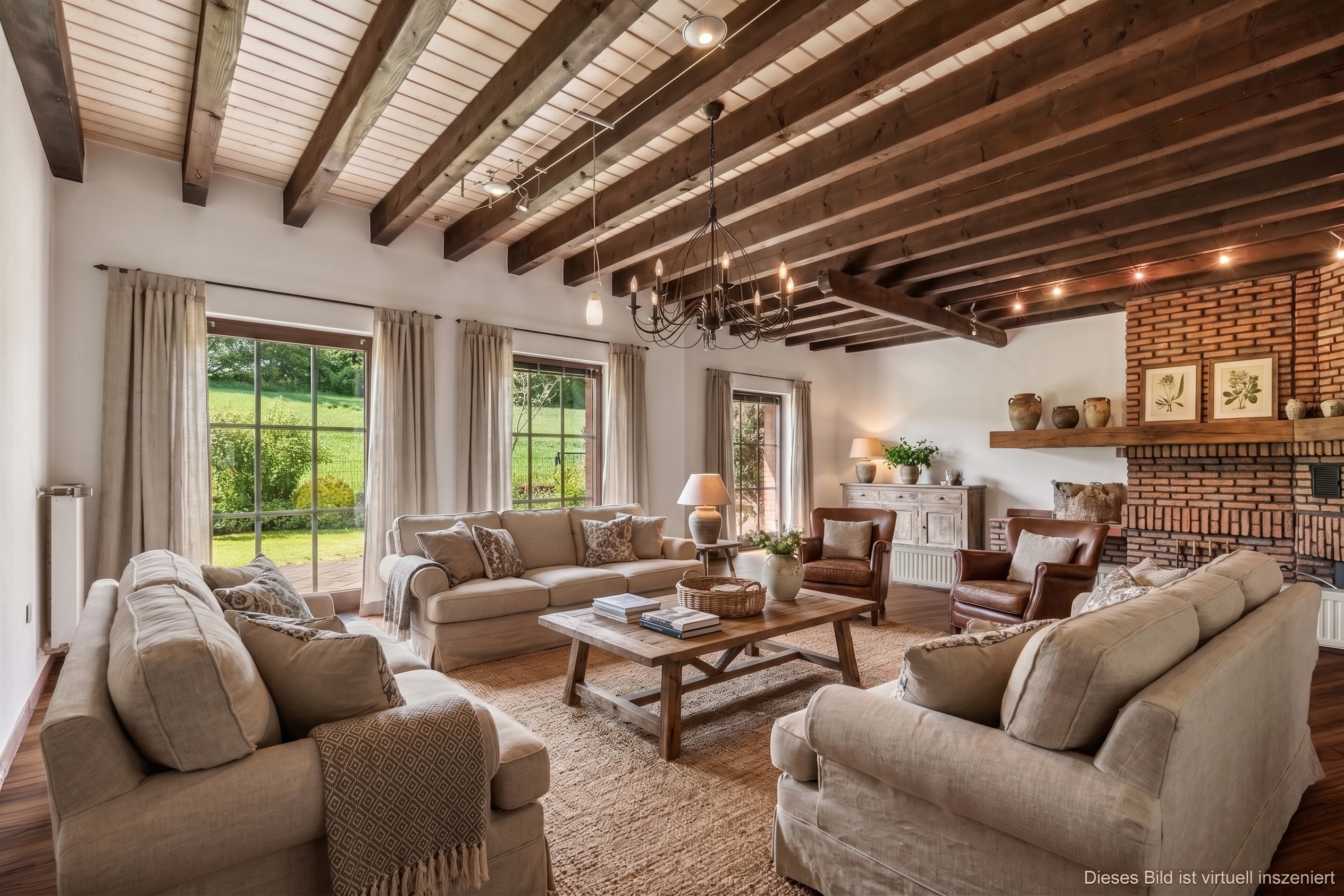 Semi-detached house: Spacious living with an in-law apartment and panoramic views, ready for creative realization [Editat amb IA]