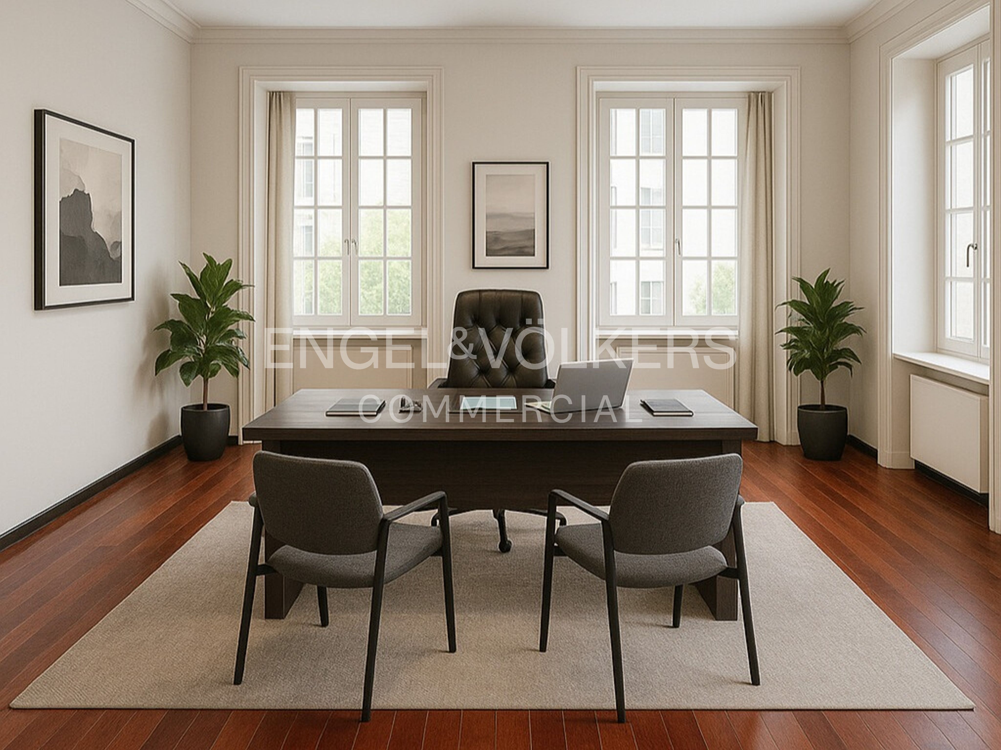 Prestigioso ufficio 560 mq in affitto – Centro Piacentiniano, Bergamo