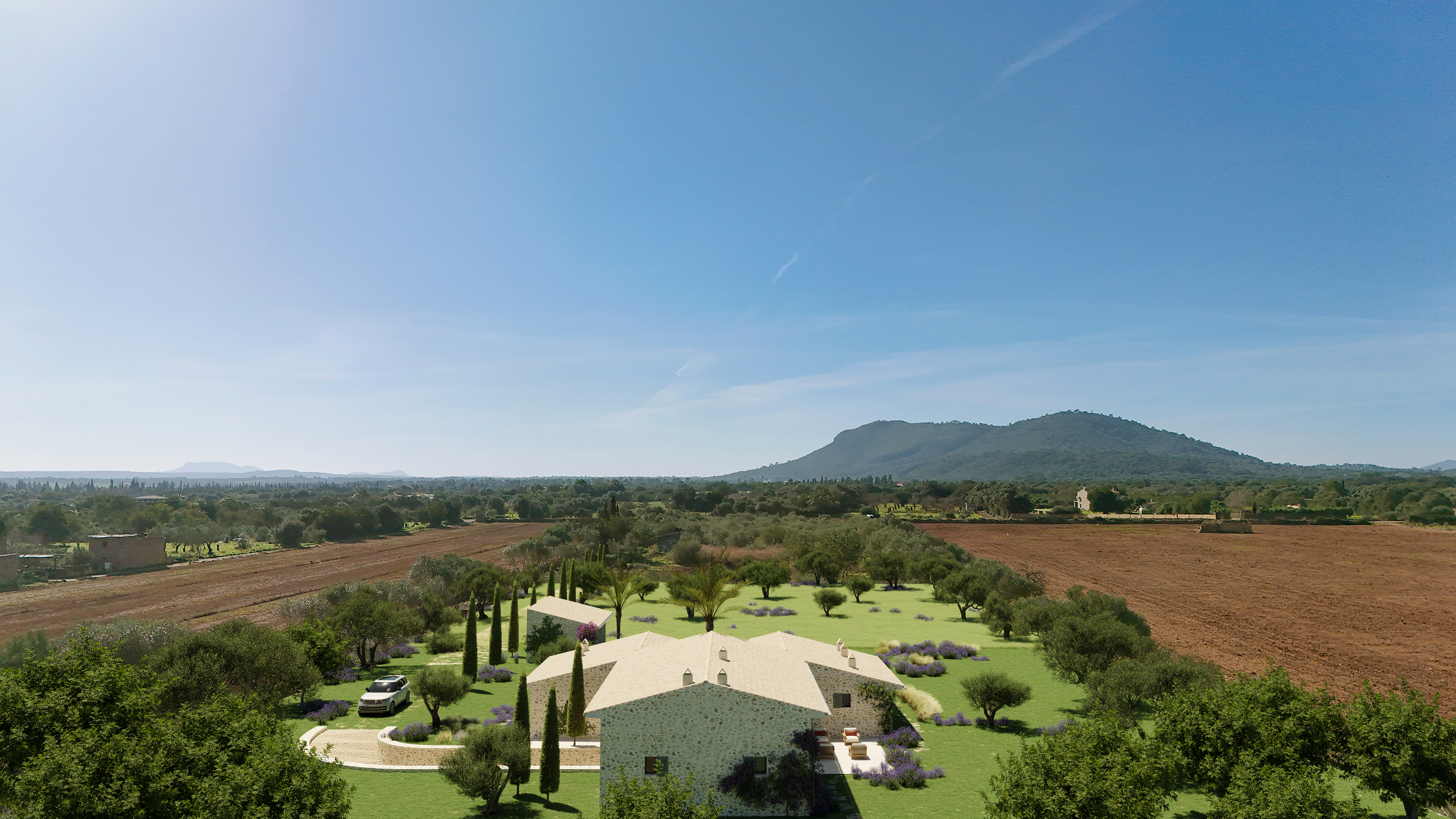 Neubaufinca bei Búger – mediterrane Architektur, modernes Design und entspanntes Inselfeeling