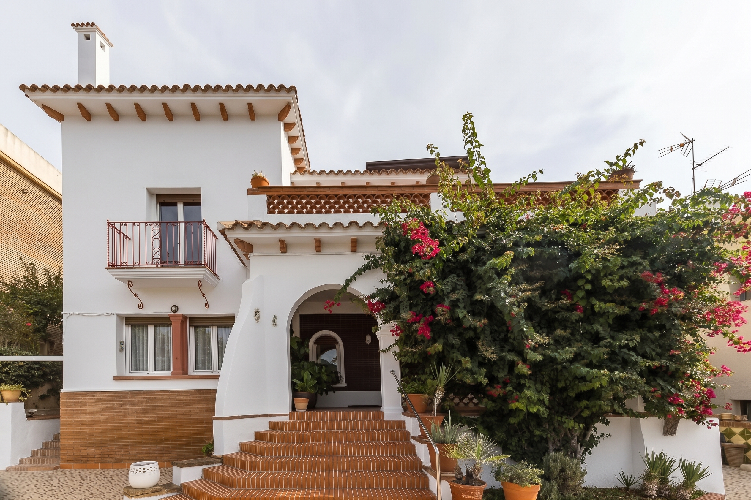 Exquisite Luxury House in Vallcarca-Penitents, Gràcia, Barcelona [AI-modified]