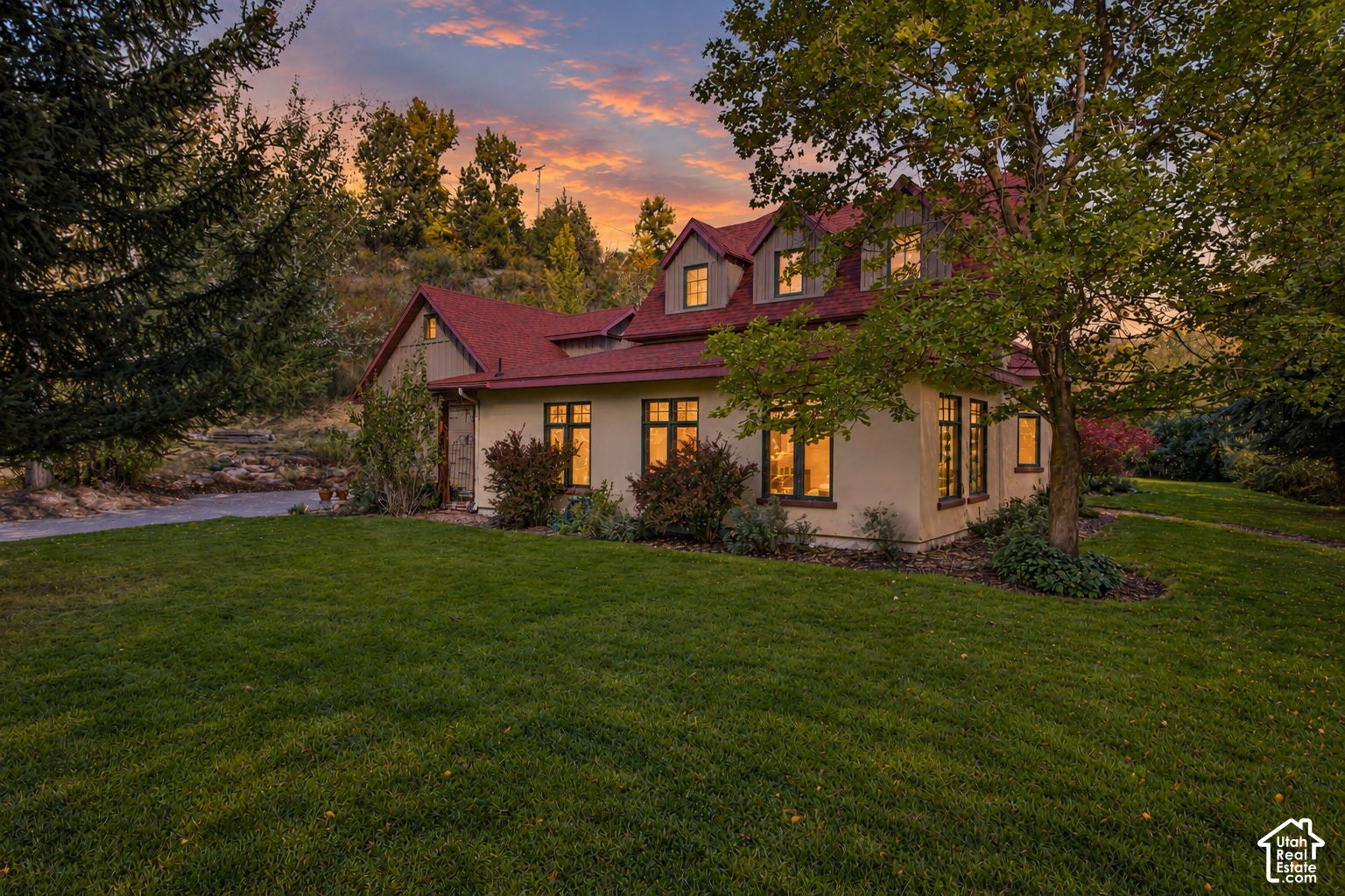 Tucked away on 2.15 wooded acres in Smithfield Canyon