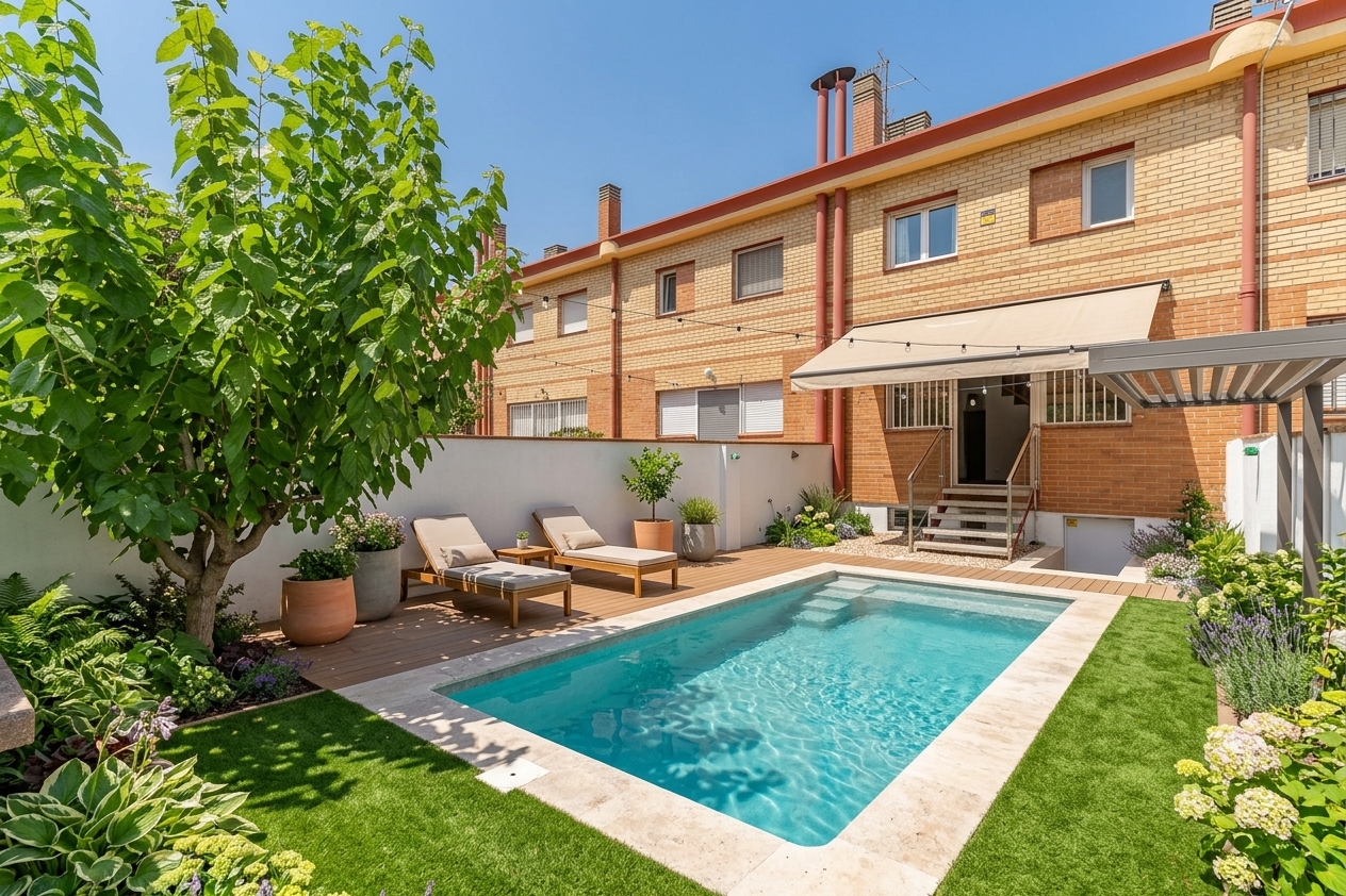 Great opportunity! Townhouse in a prime area of Ripollet” [AI-modified]