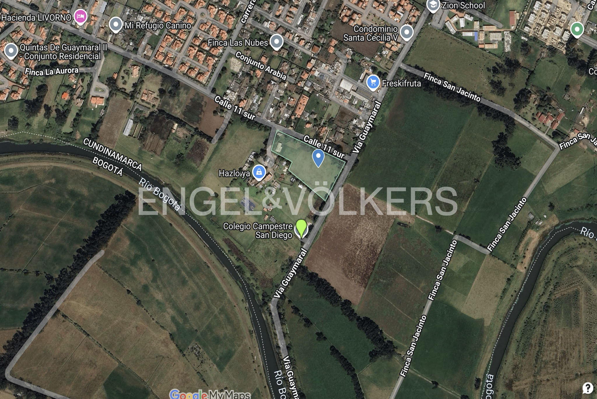 Lote Esquinero en Renta sobre Vía Guaymaral | Chía