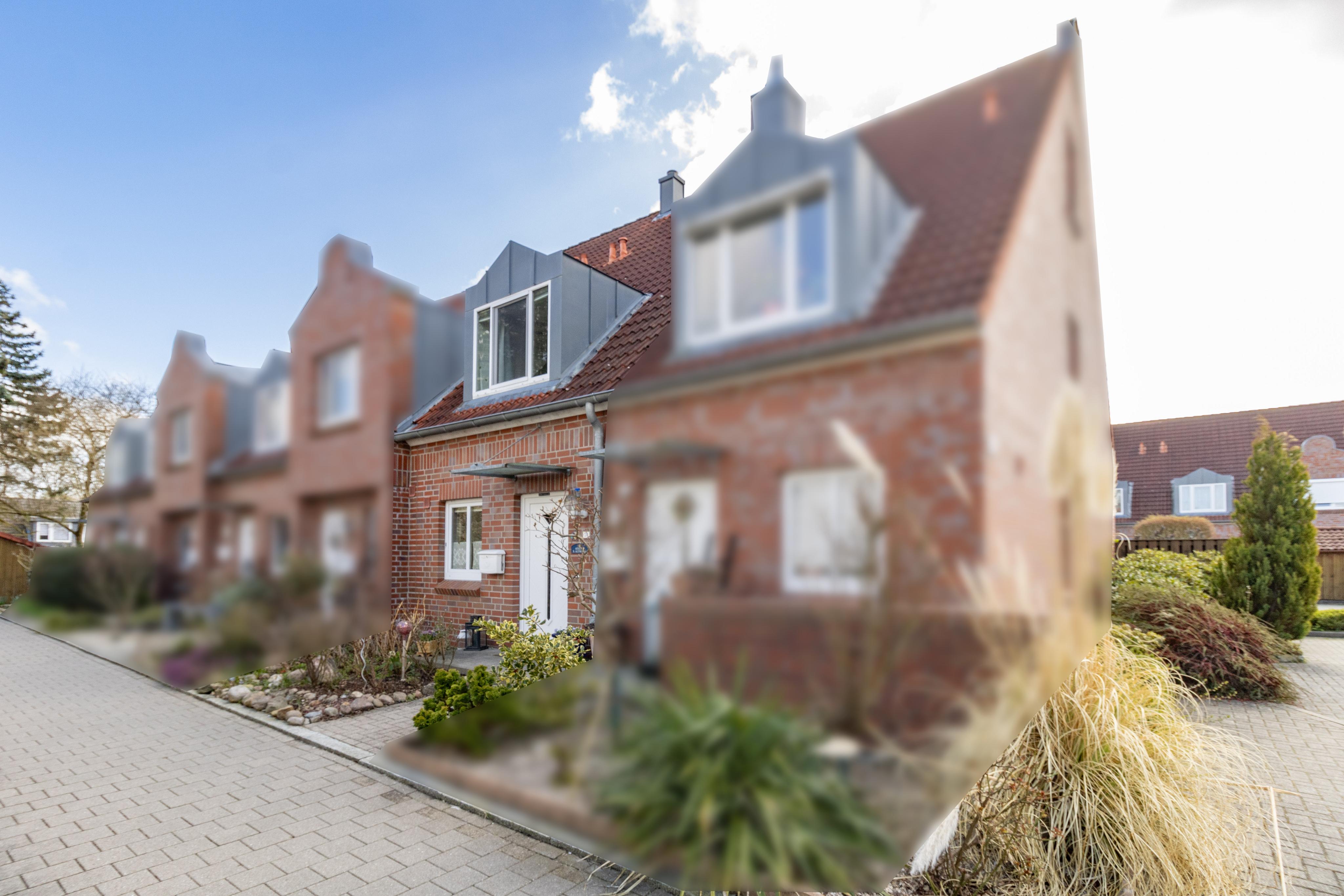 Einziehen und wohlfühlen - helles Reihenhaus mit Kaminofen und liebevoll angelegtem Garten