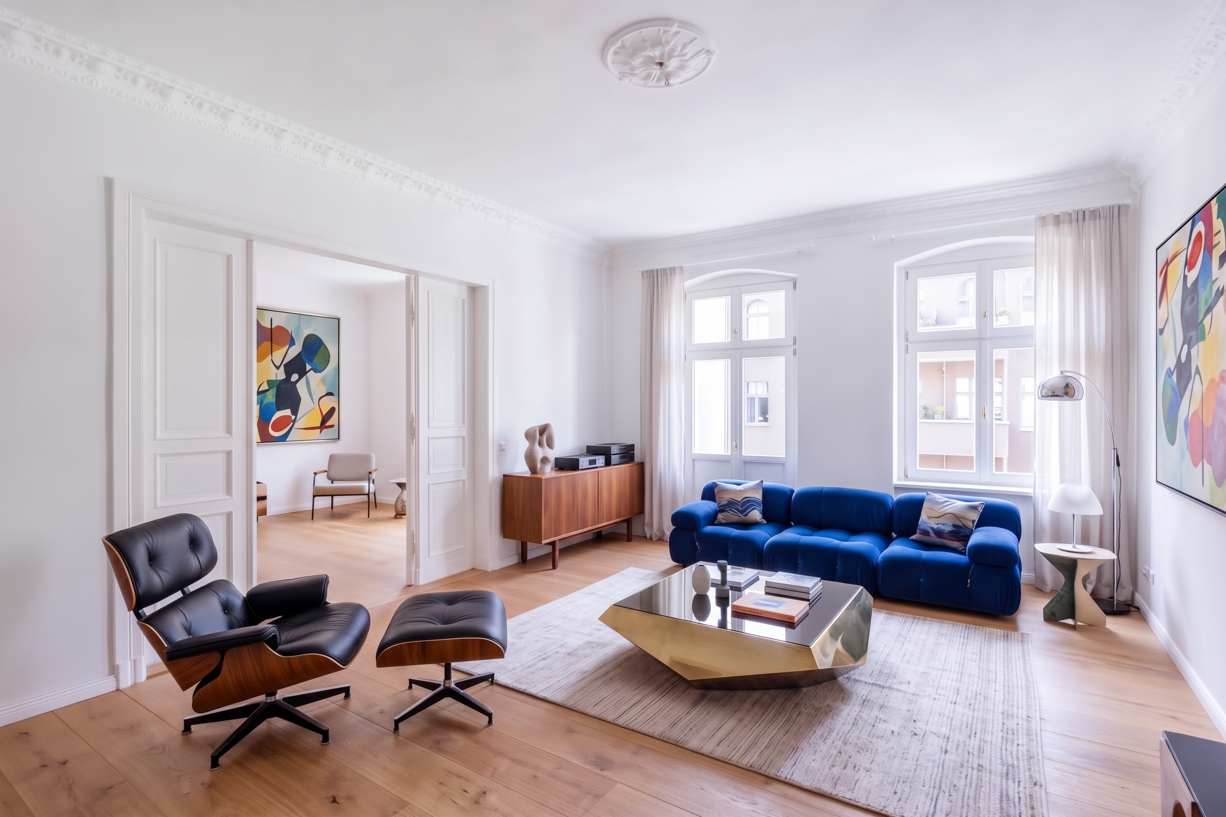 Elegant historic charm in the heart of Oranienburger Vorstadt [AI-modified]