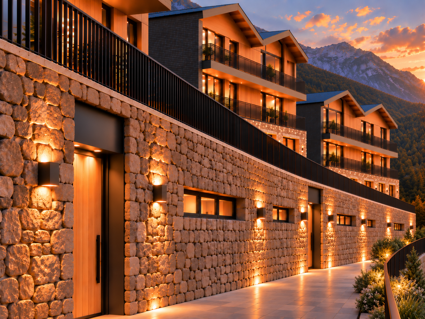 A new residential housing concept in Escaldes-Engordany [KI-modifiziert]
