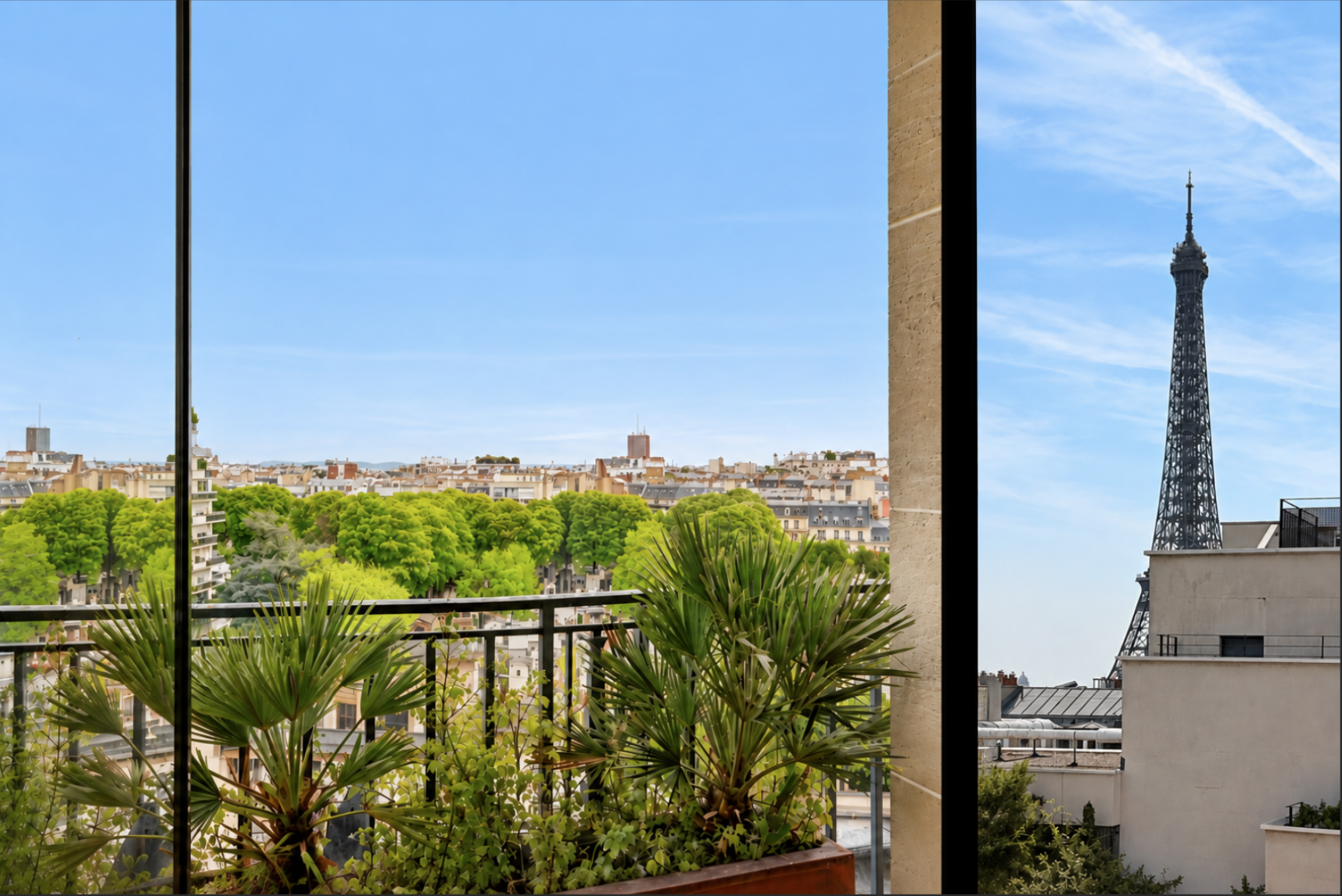 Empfangswohnung, 8. Etage mit Panoramablick, Trocadéro