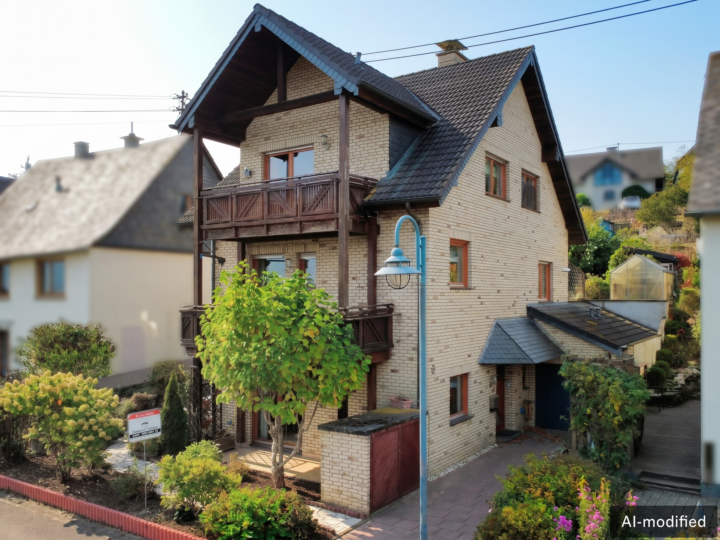 Einfamilienhaus mit Einliegerwohnung, Garten, Garage und Solarthermie in ruhiger Lage