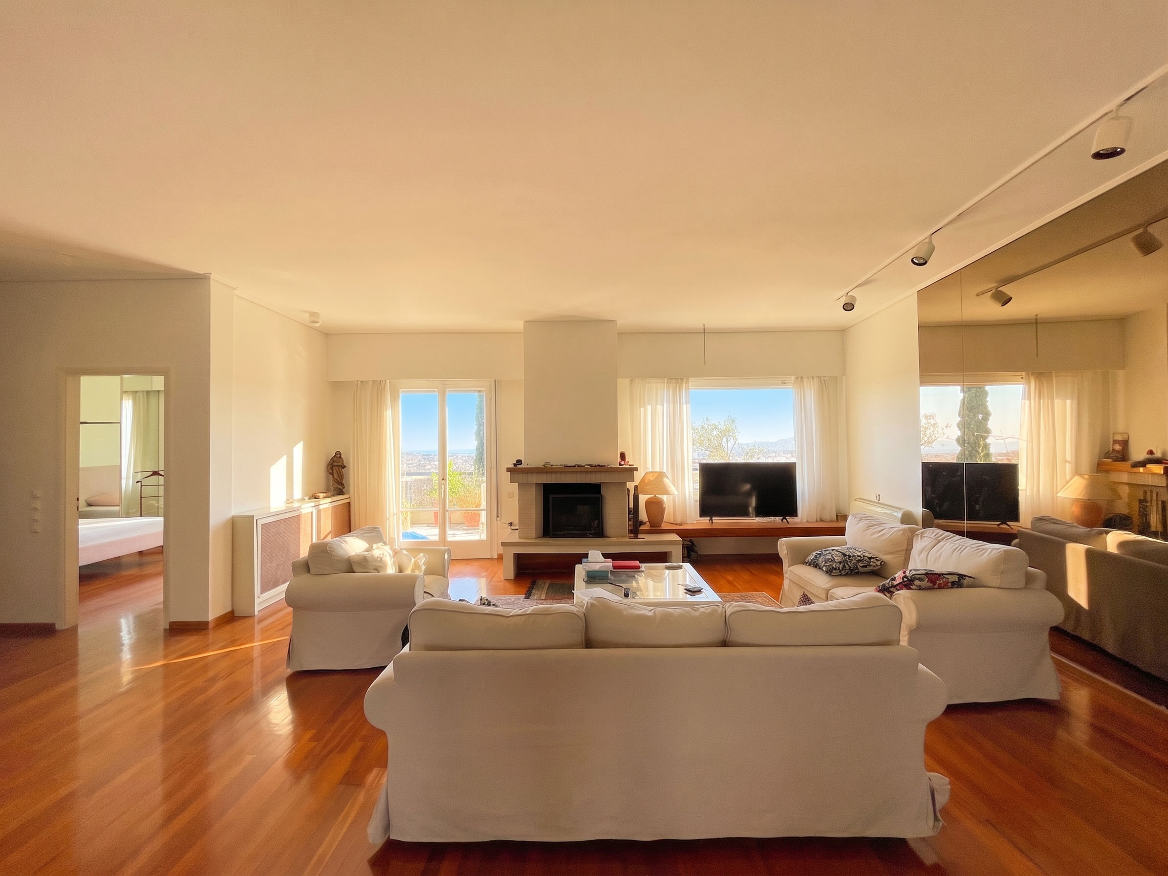 Spacious 170 sq.m. apartment with Acropolis view [AI-modified]
