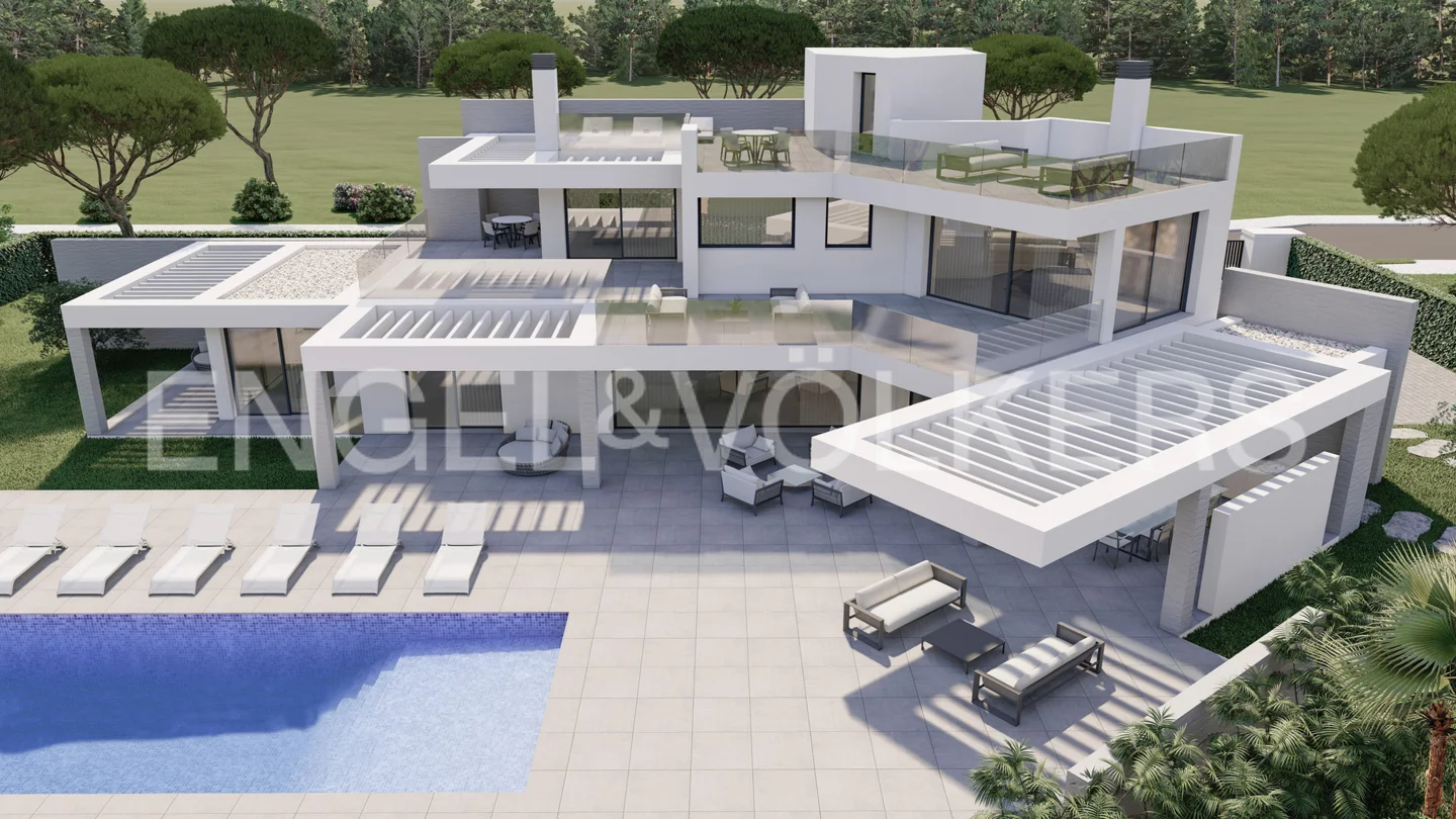 Plot with approved project in Vale do Lobo