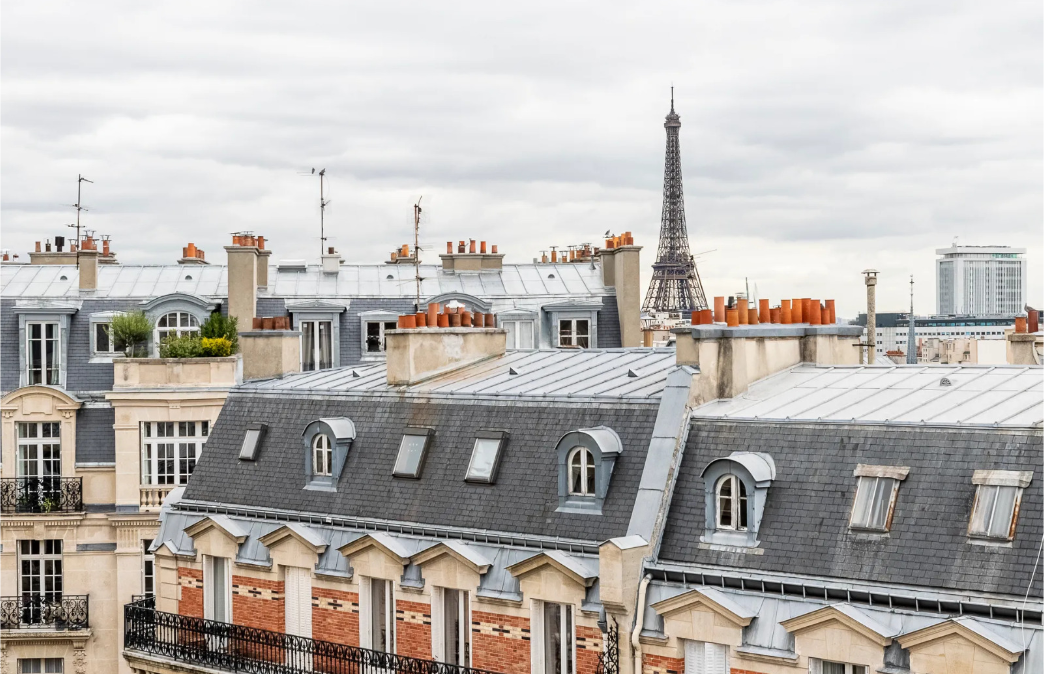 Appartement lumineux avec vue Tour Eiffel