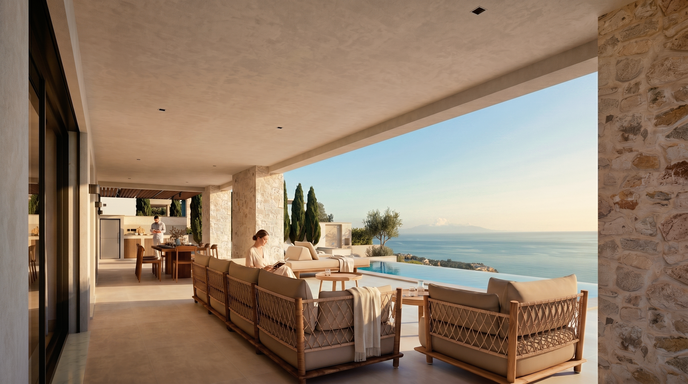 Villa Thirea  – Modern high-end luxury residence in Lygia
