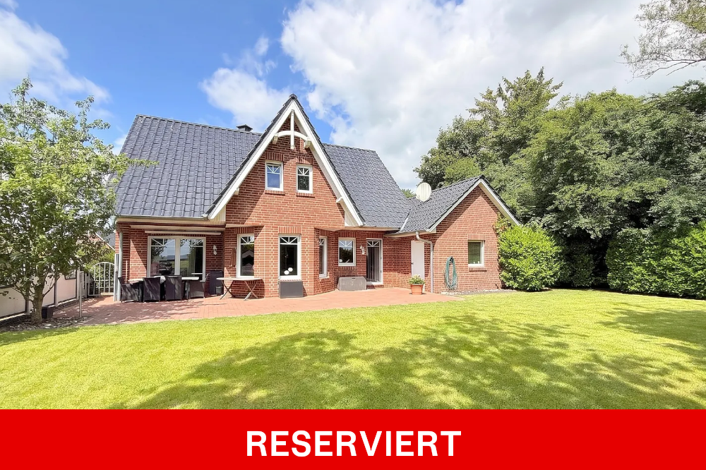 Hochwertiges Einfamilienhaus im Friesenstil mit unverbautem Weitblick