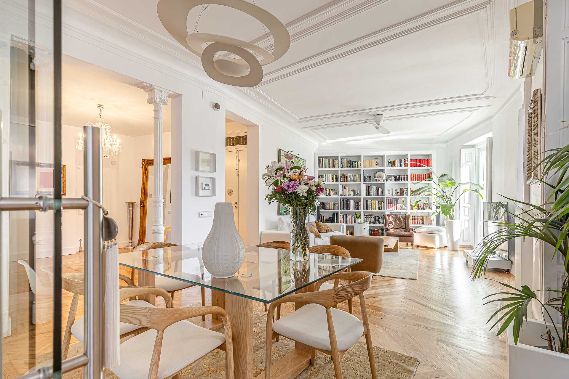 Elegant stately home in Salesas Square.