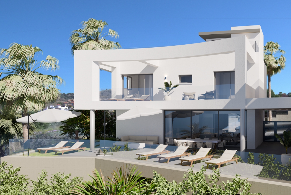 Reienhaus mit Meerblick – Riviera del Sol