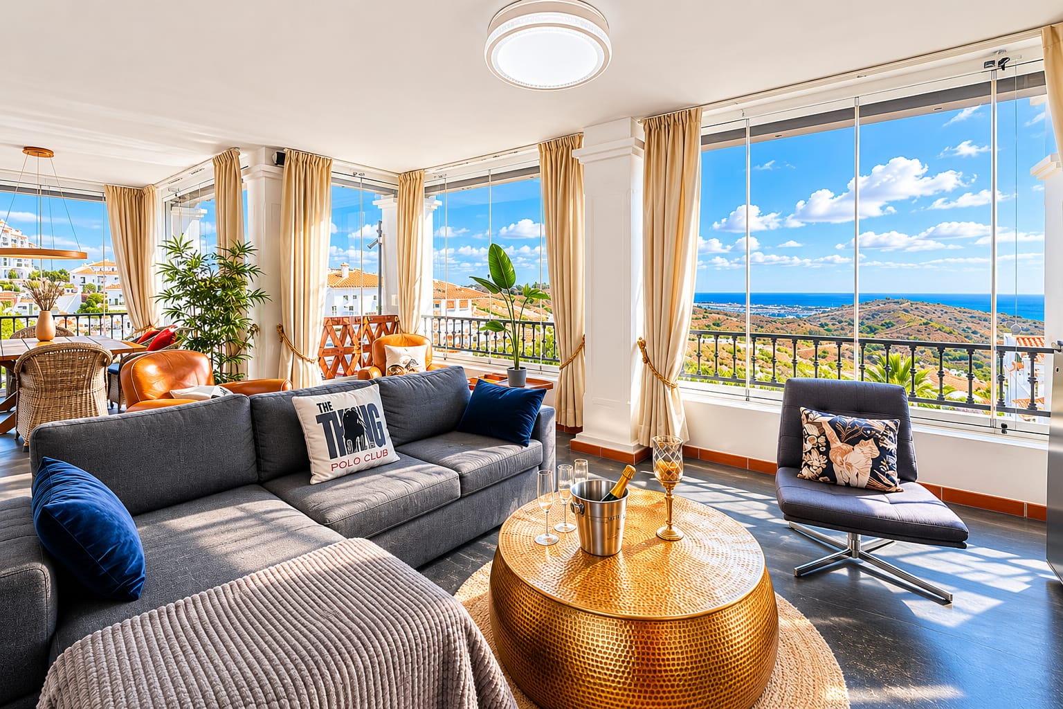 Apartamento excepcional con vista panorámica al Mediterráneo