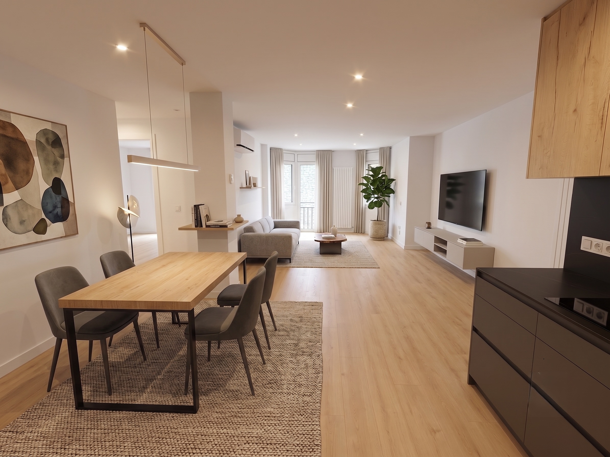Renovated downtown rental, brand new, with 3 bedrooms