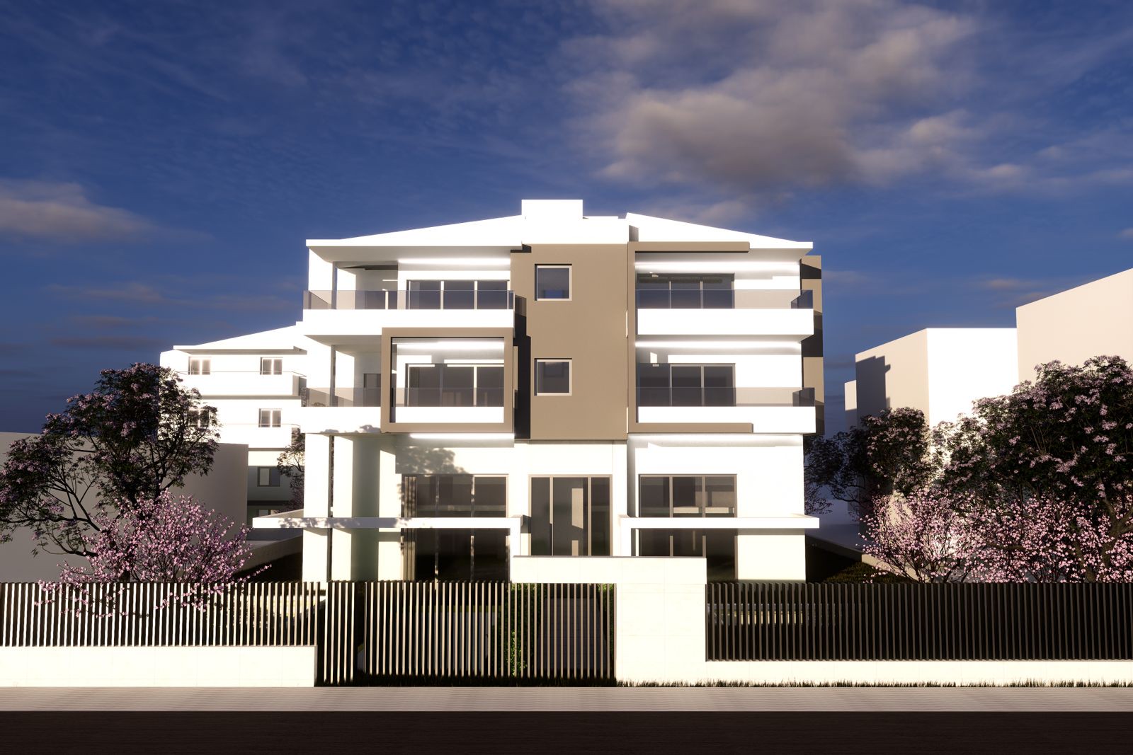 Elegant 163 sq.m. ground floor maisonette with private pool in Melissia