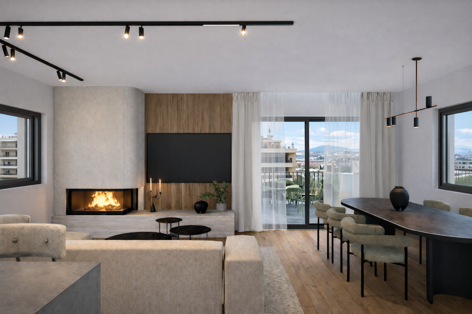 Luxurious 3rd floor apartment of 124 sq.m. in Chalandri