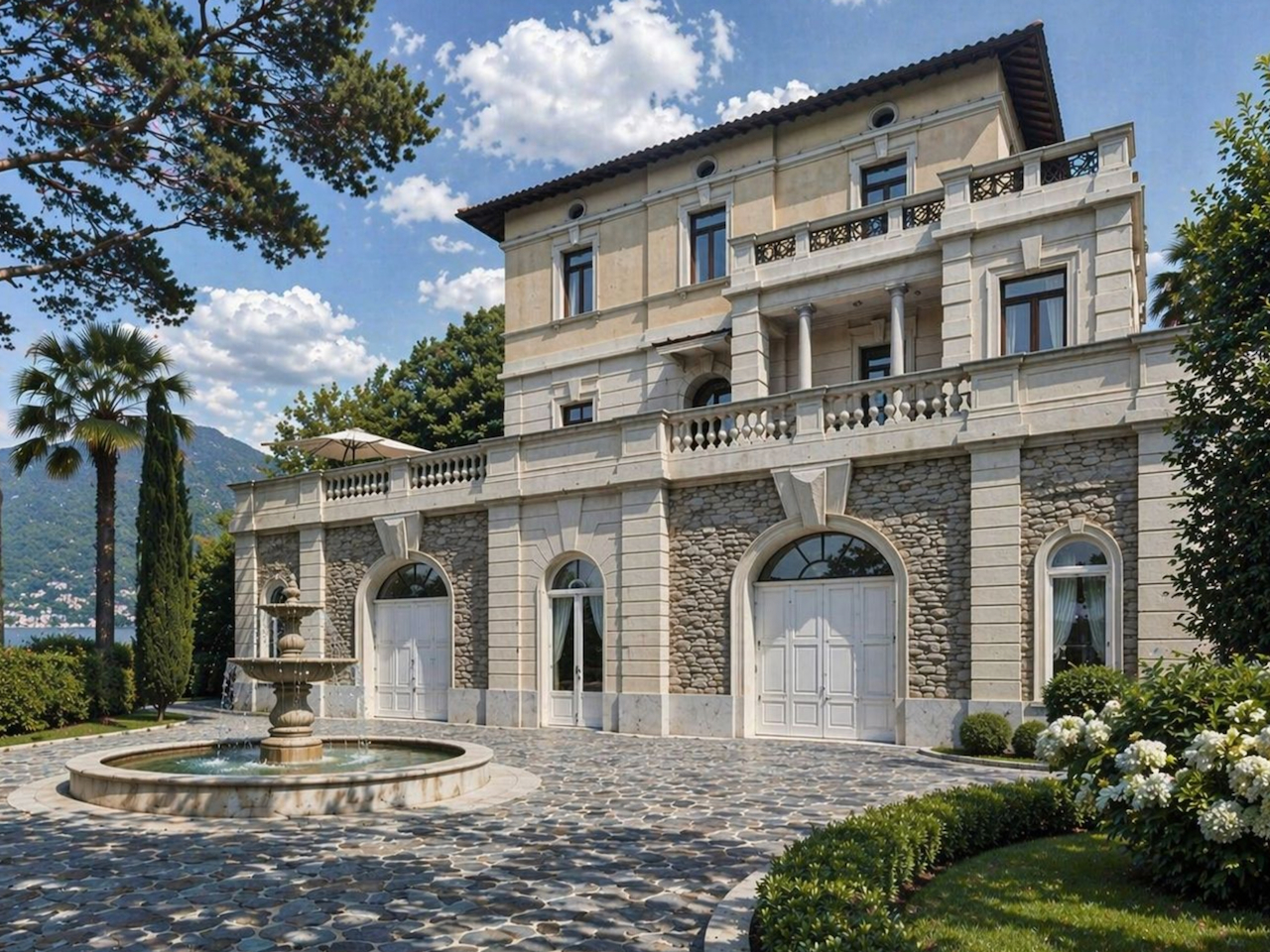 Villa Bianca: An Exceptional Historic Legacy on Lake Como [AI-modified]