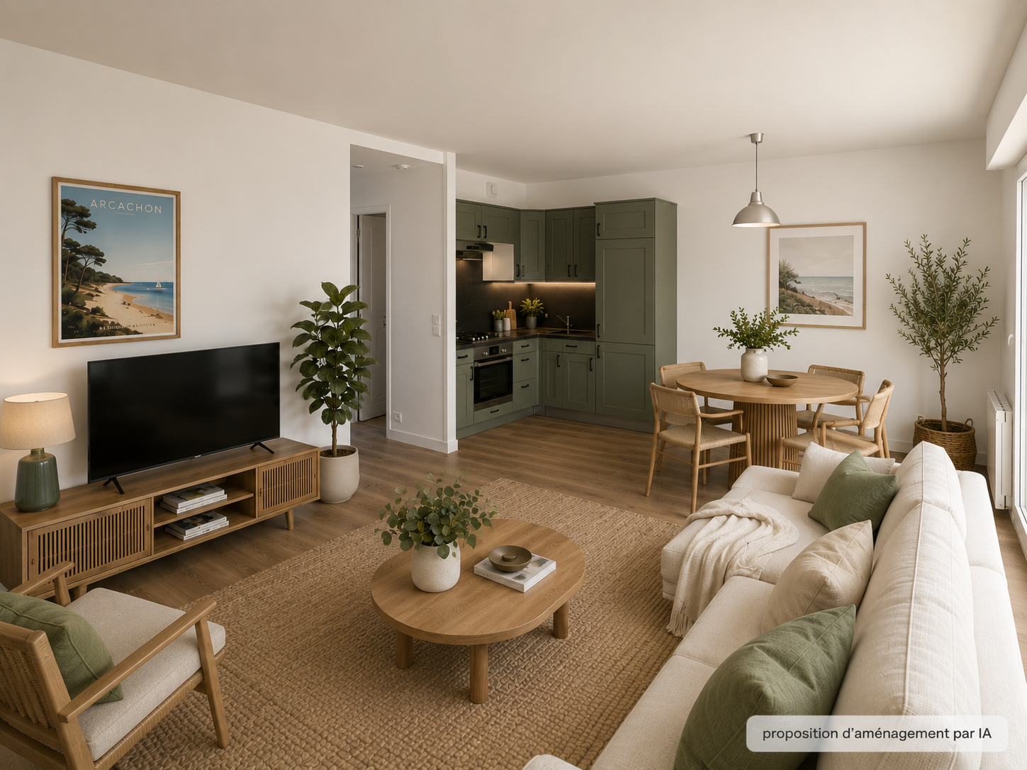 ARCACHON TOWN CENTRE – EXCEPTIONAL LOCATION – ONE-BEDROOM STUDIO APARTMENT WITH TERRACE
