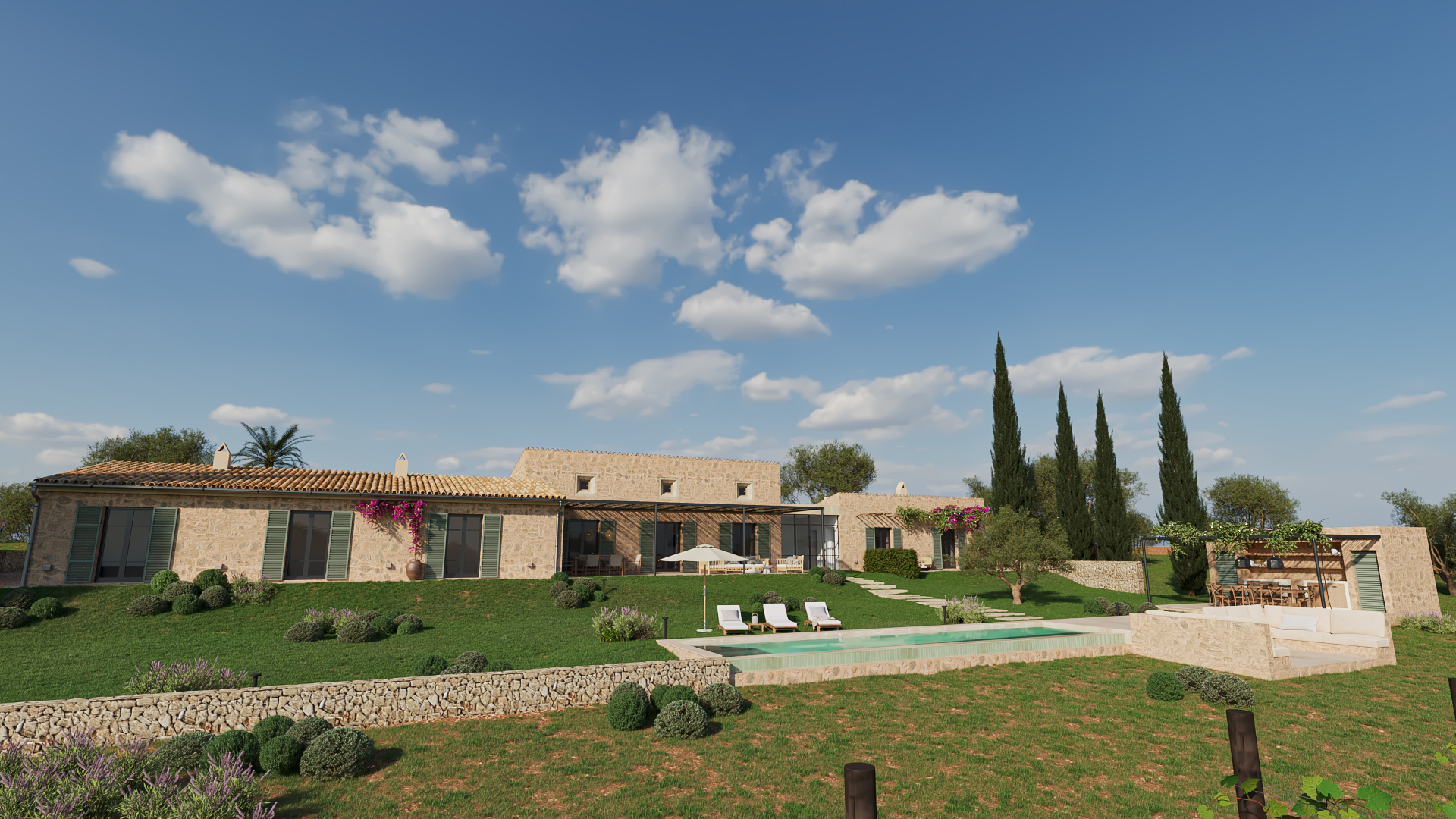 Grundstück mit genehmigtem Finca-Projekt in ruhiger Lage bei Montuïri
