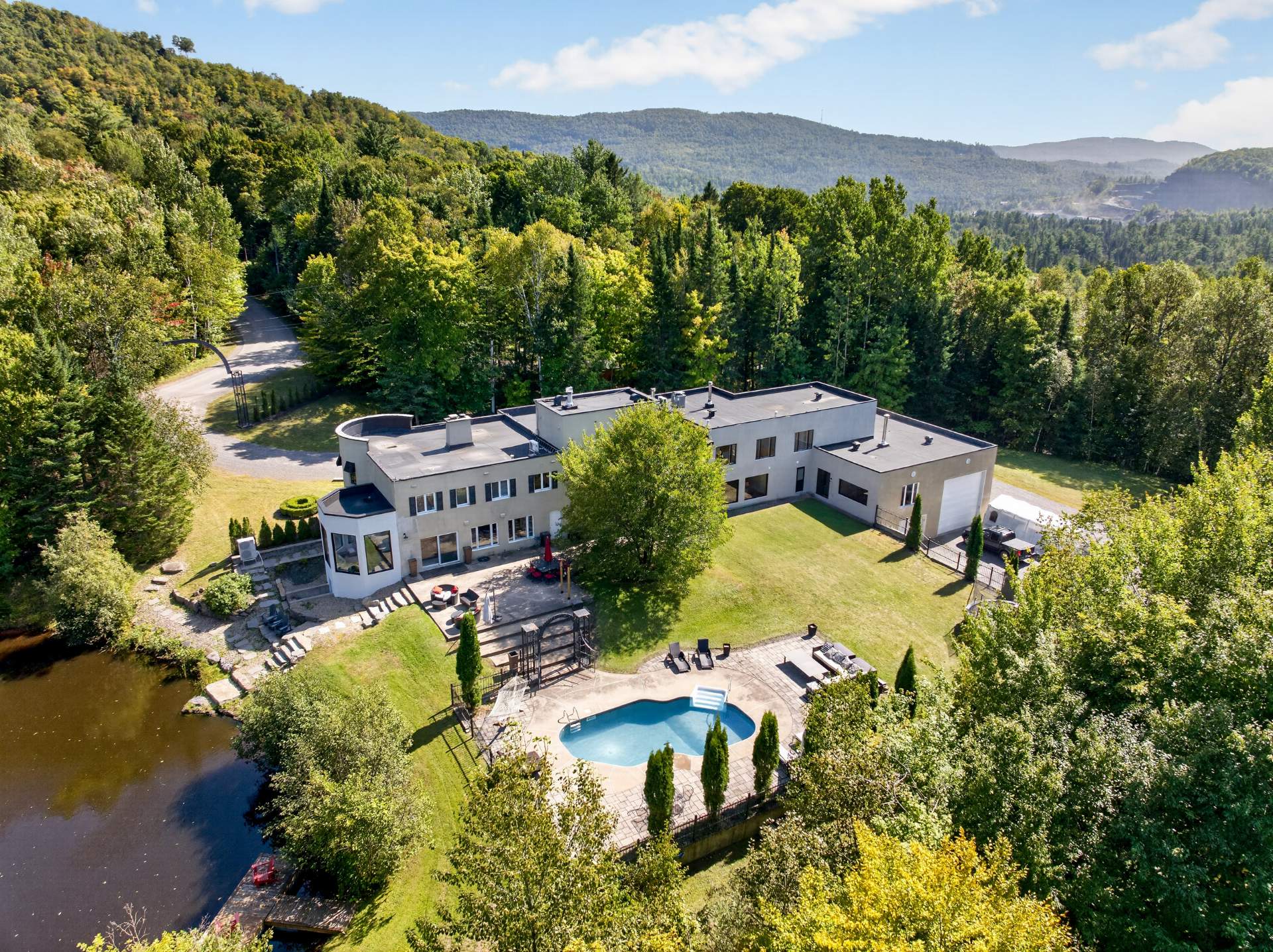 8,000 sq. ft. of Uncompromising Luxury on Private Grounds