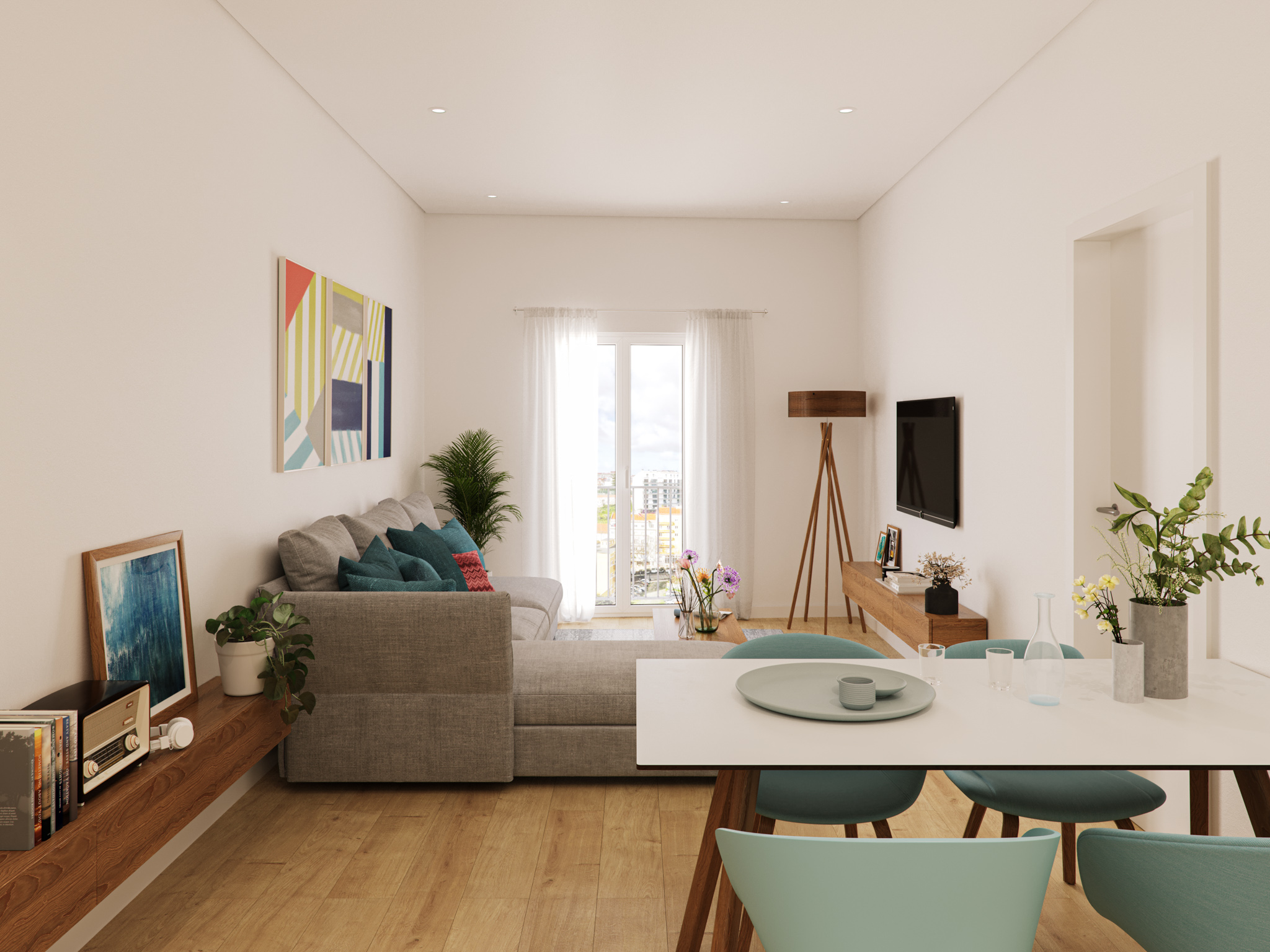 T3 New Duplex w/ 2 Garages and City View