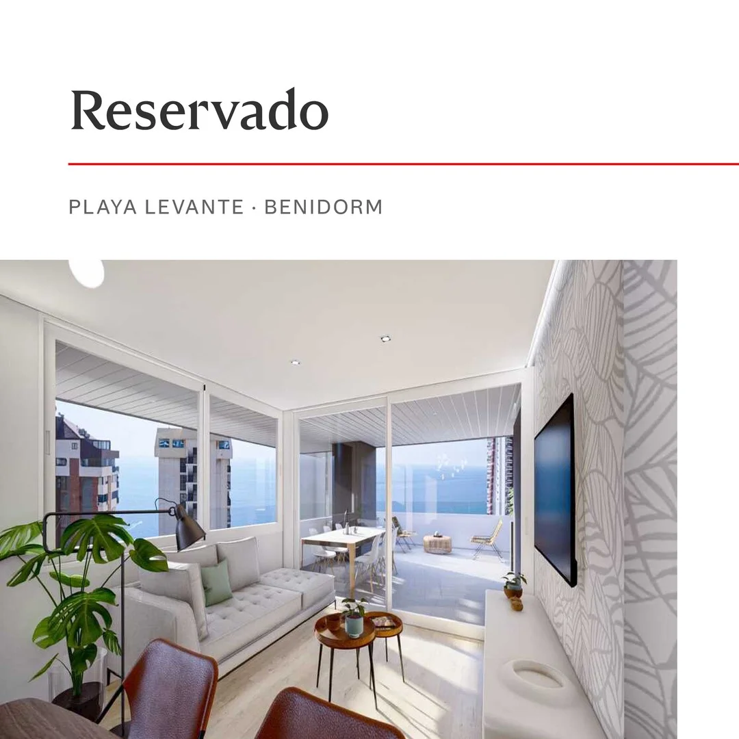 Luxury brand new apartment on the Levante beach
